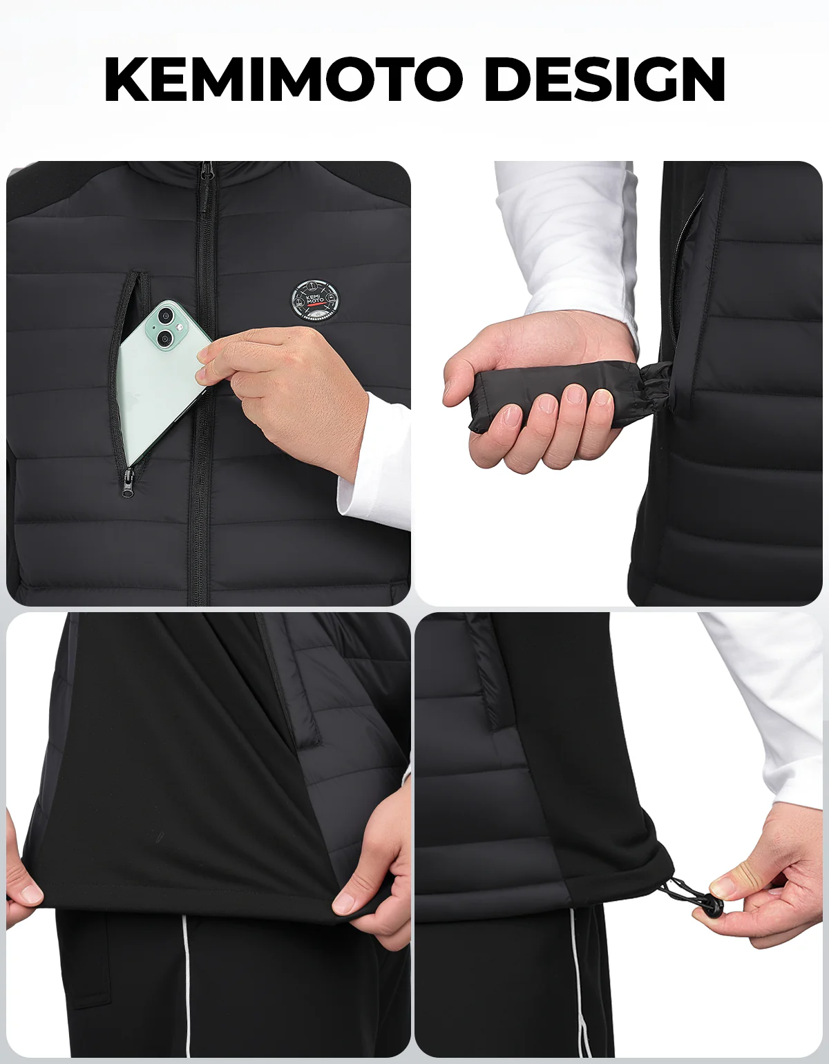 Member Day Gift Heated Vest for Women and Men Thermal Reflective with Battery Pack - Image 5