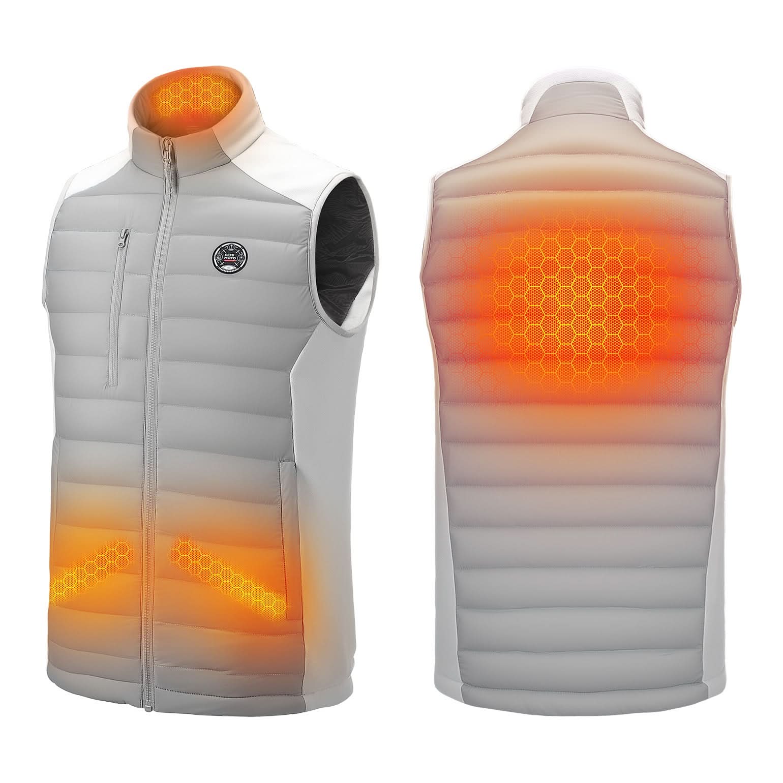 Member Day Gift Heated Vest for Women and Men Thermal Reflective with Battery Pack - Image 8