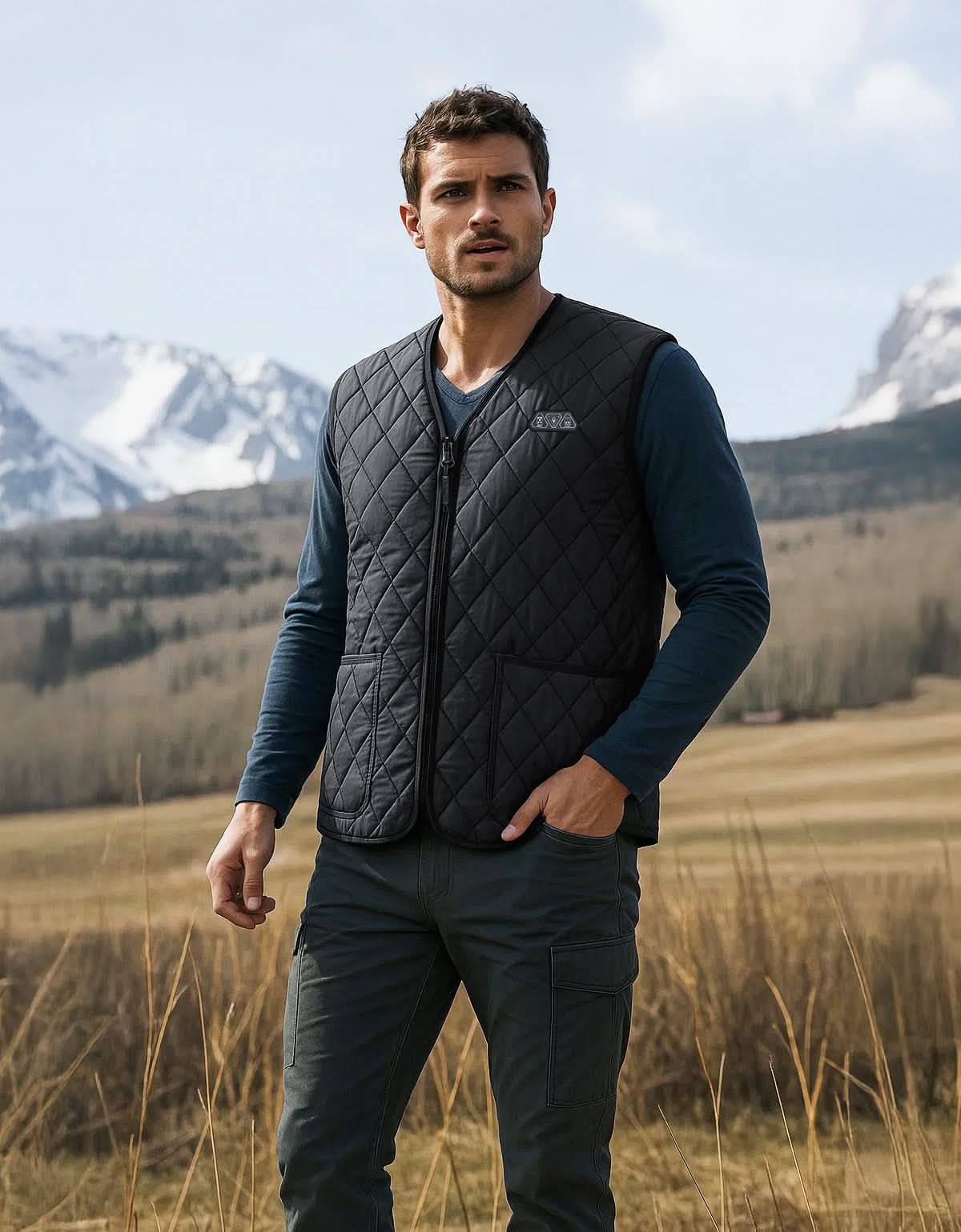 Members DAY Gift Men’s Heated Vest with Battery Pack Lightweight Quilted Winter Jacket - Image 8