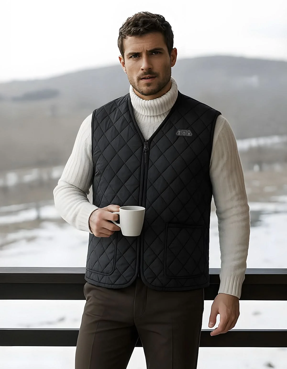 Members DAY Gift Men’s Heated Vest with Battery Pack Lightweight Quilted Winter Jacket - Image 9