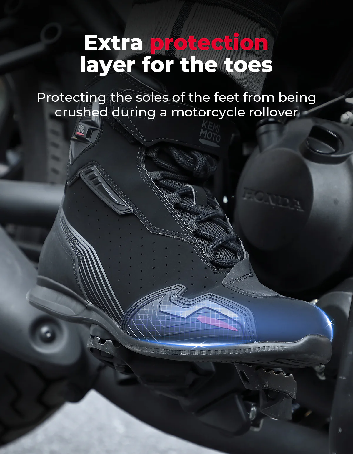 Men’s Ankle Motorcycle Boots For Riding & Travel - Image 6