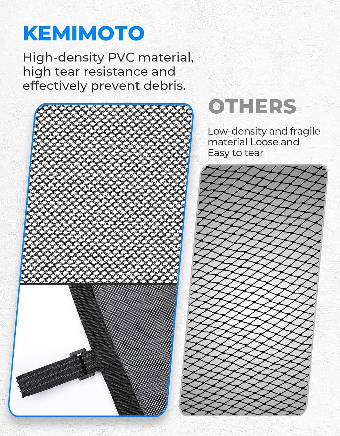 Mesh Shield Protective Door Net for 2014-2023 Polaris RZR XP 1000 - Image 5