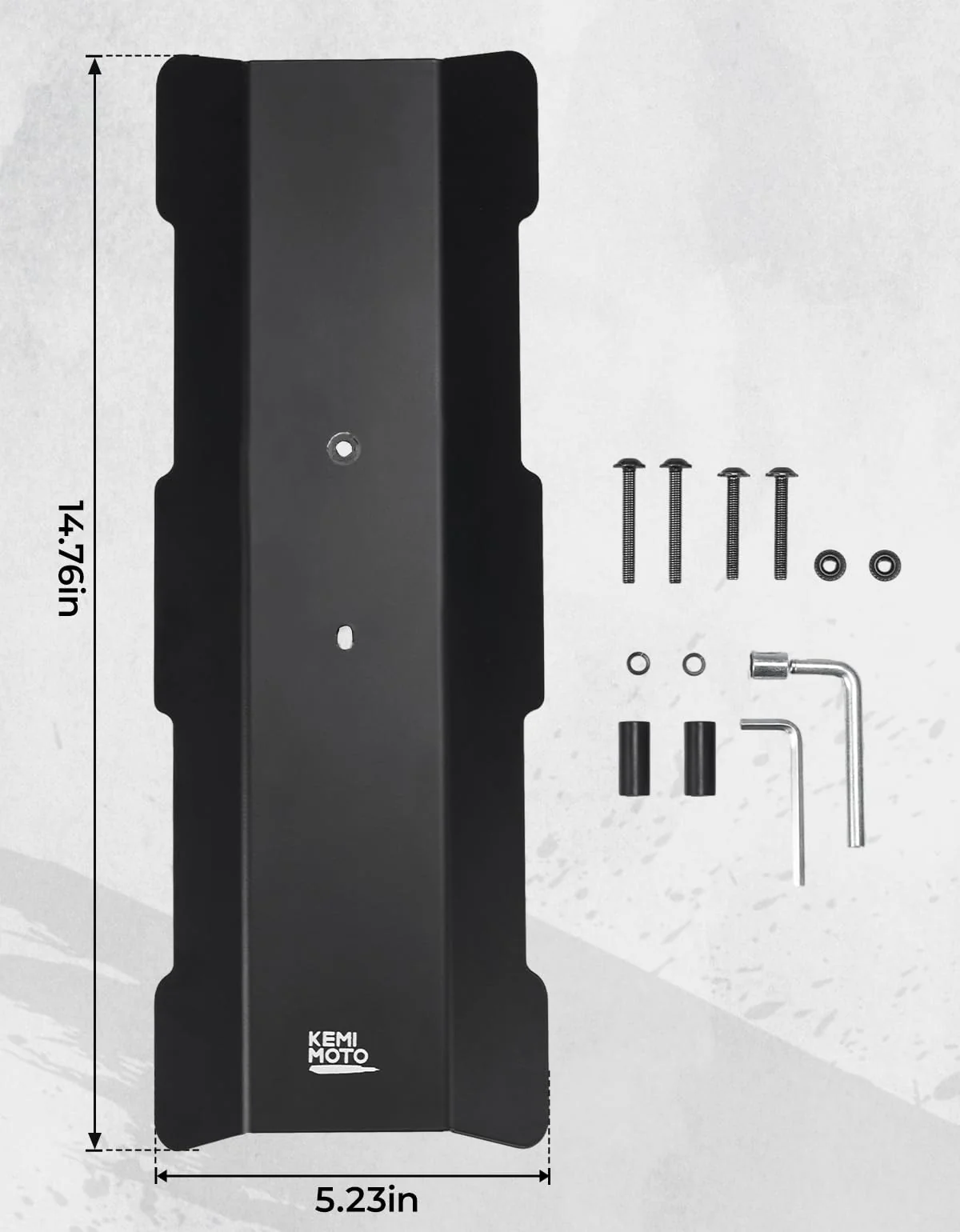 Middle Fender for Electric Bike Black - Image 5
