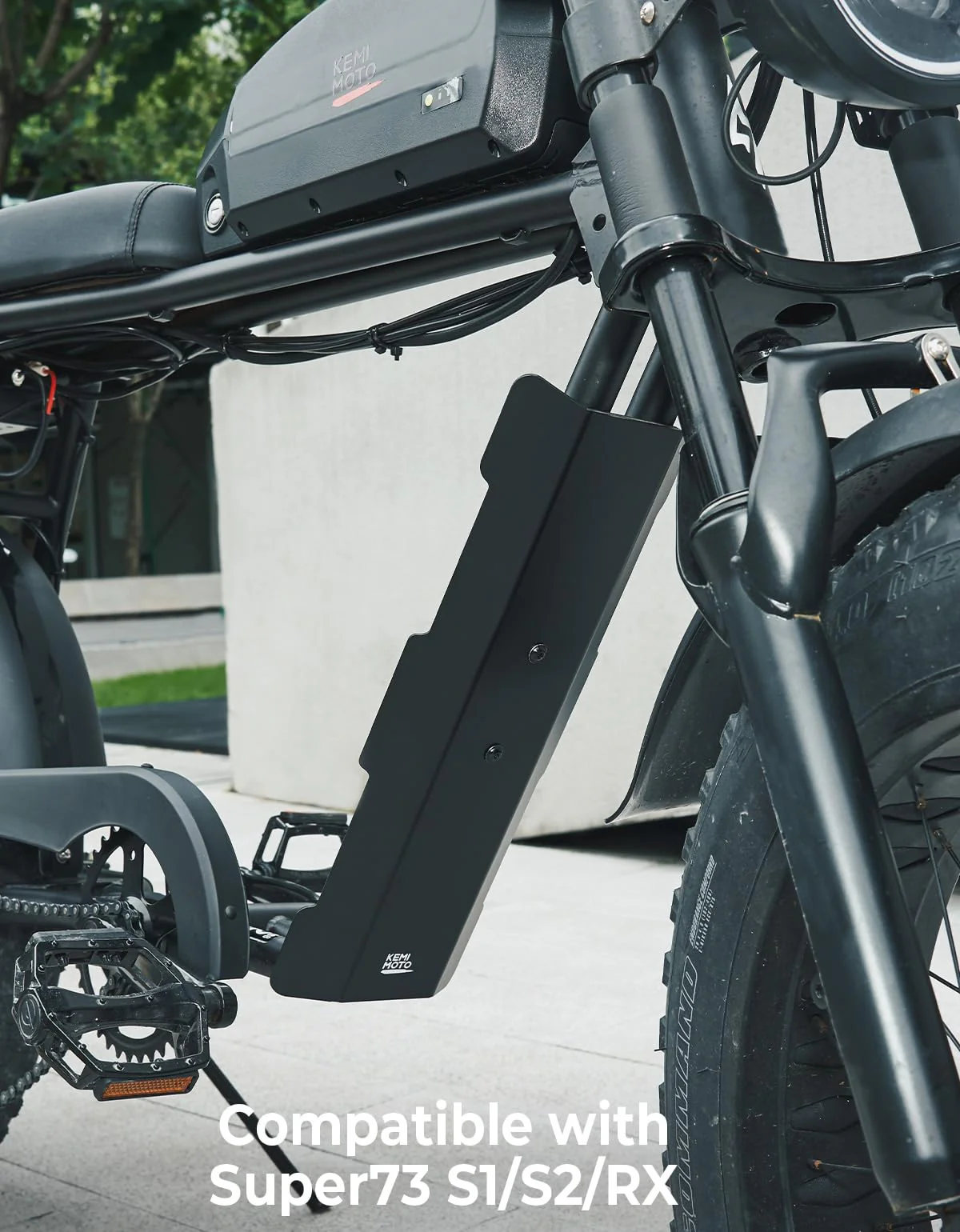 Middle Fender for Electric Bike Black - Image 6