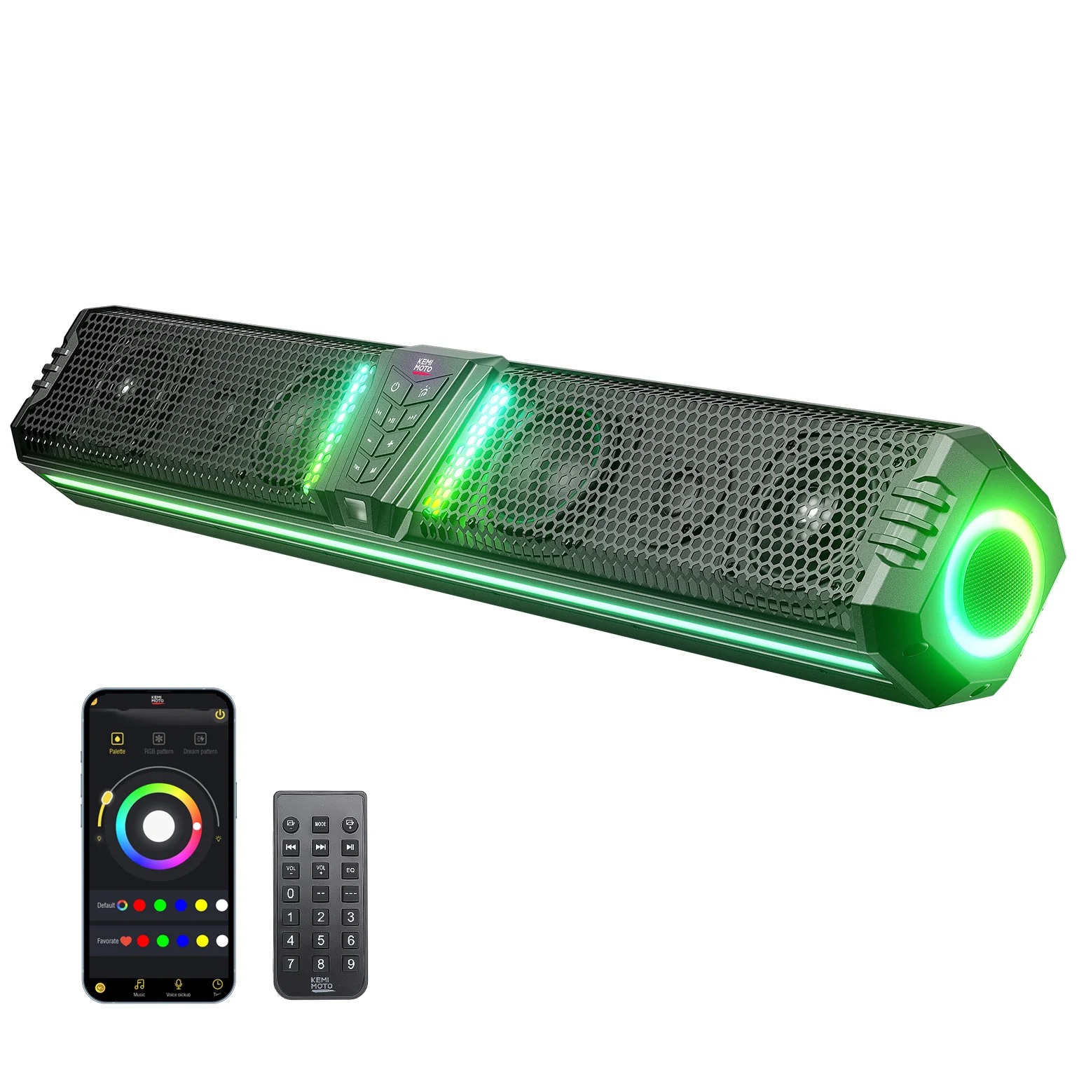 KEMIMOTO Midnight 80 32-inch 6-Speaker RGB UTV Sound Bar - Image 7