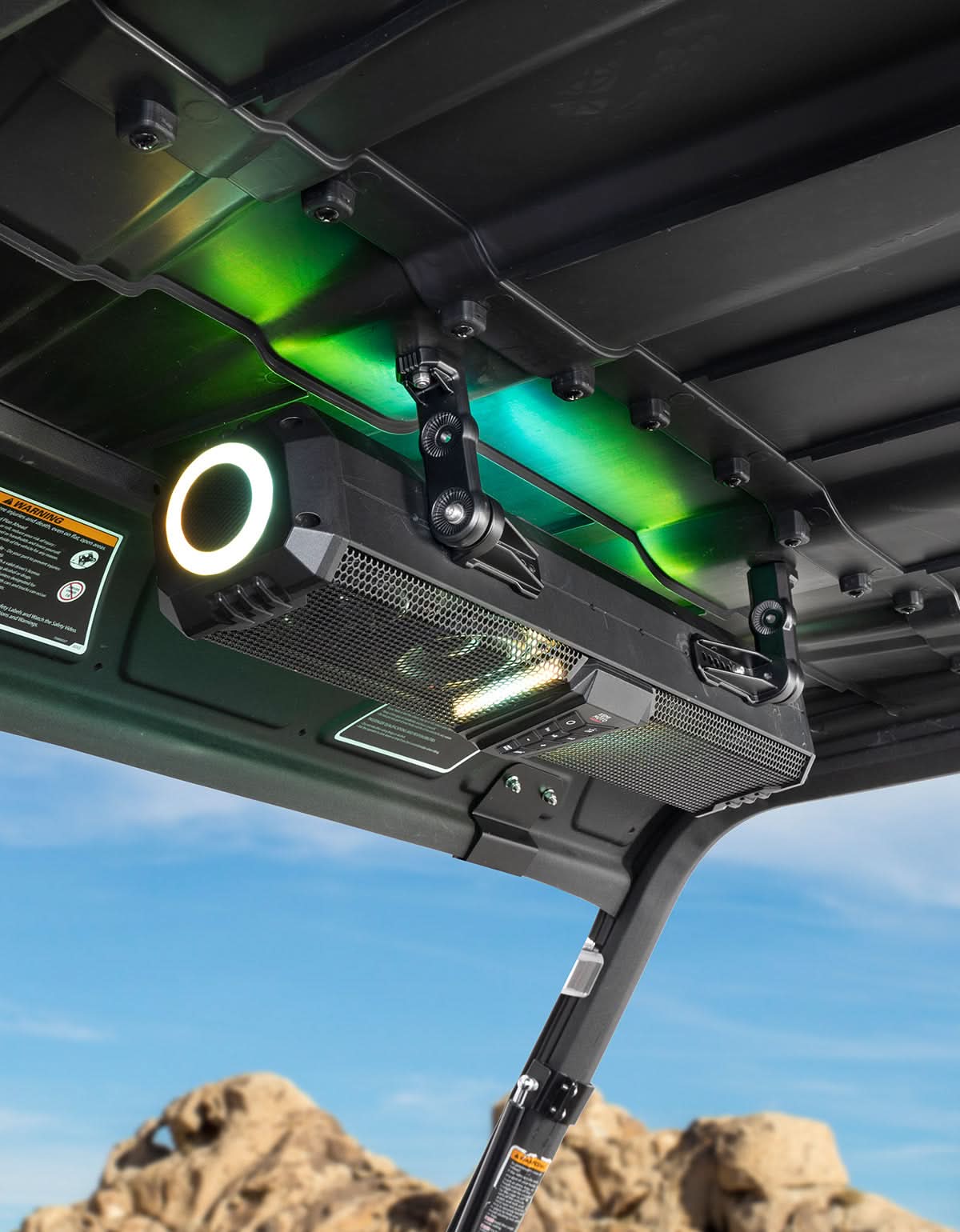 Midnight Soundbar Bracket for ATV UTV Golf Cart Marine Boat - Image 9