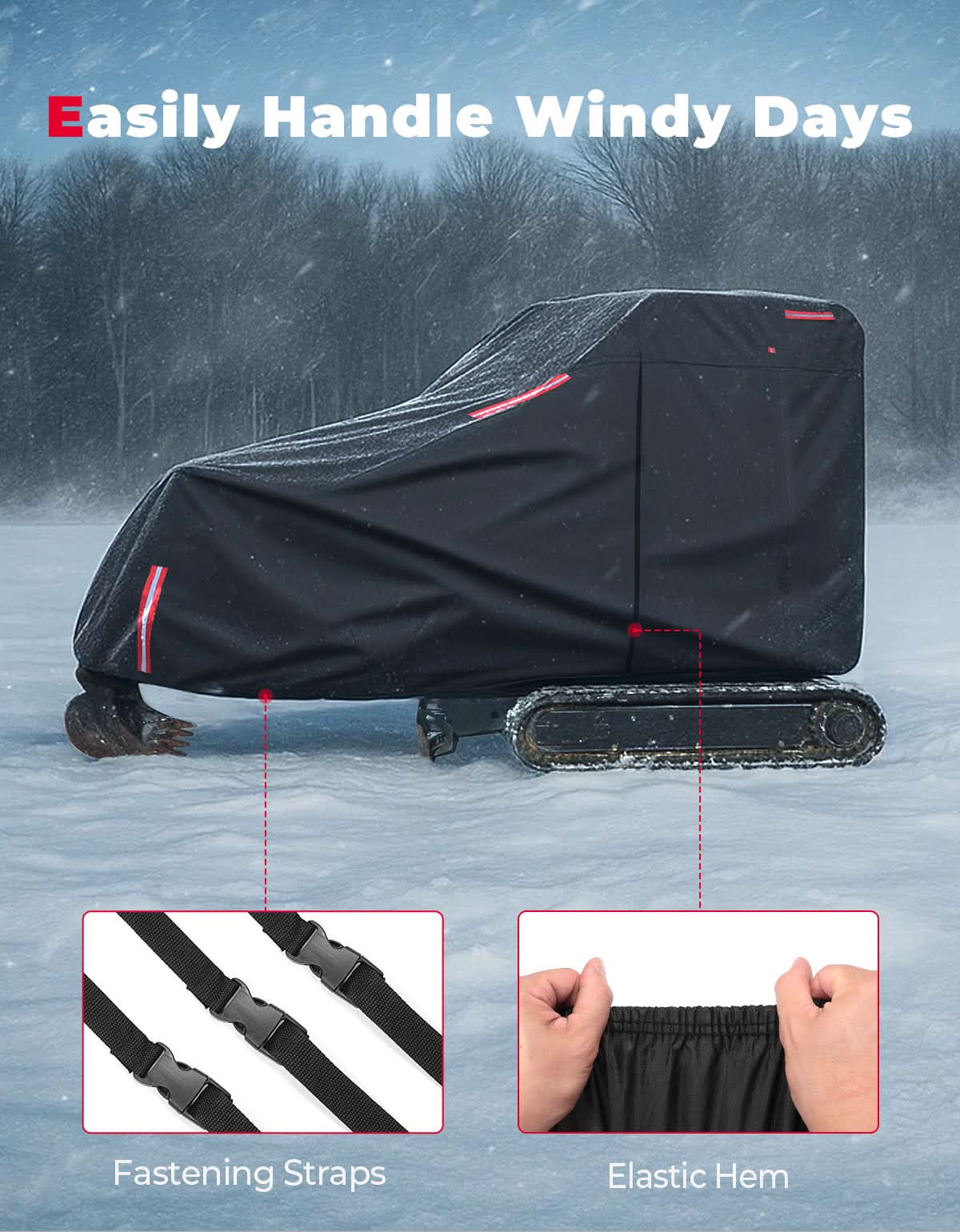 Mini Excavator Cover for Kubota U17, KX018-4 & Bobcat E17/E19/E20 - Image 3