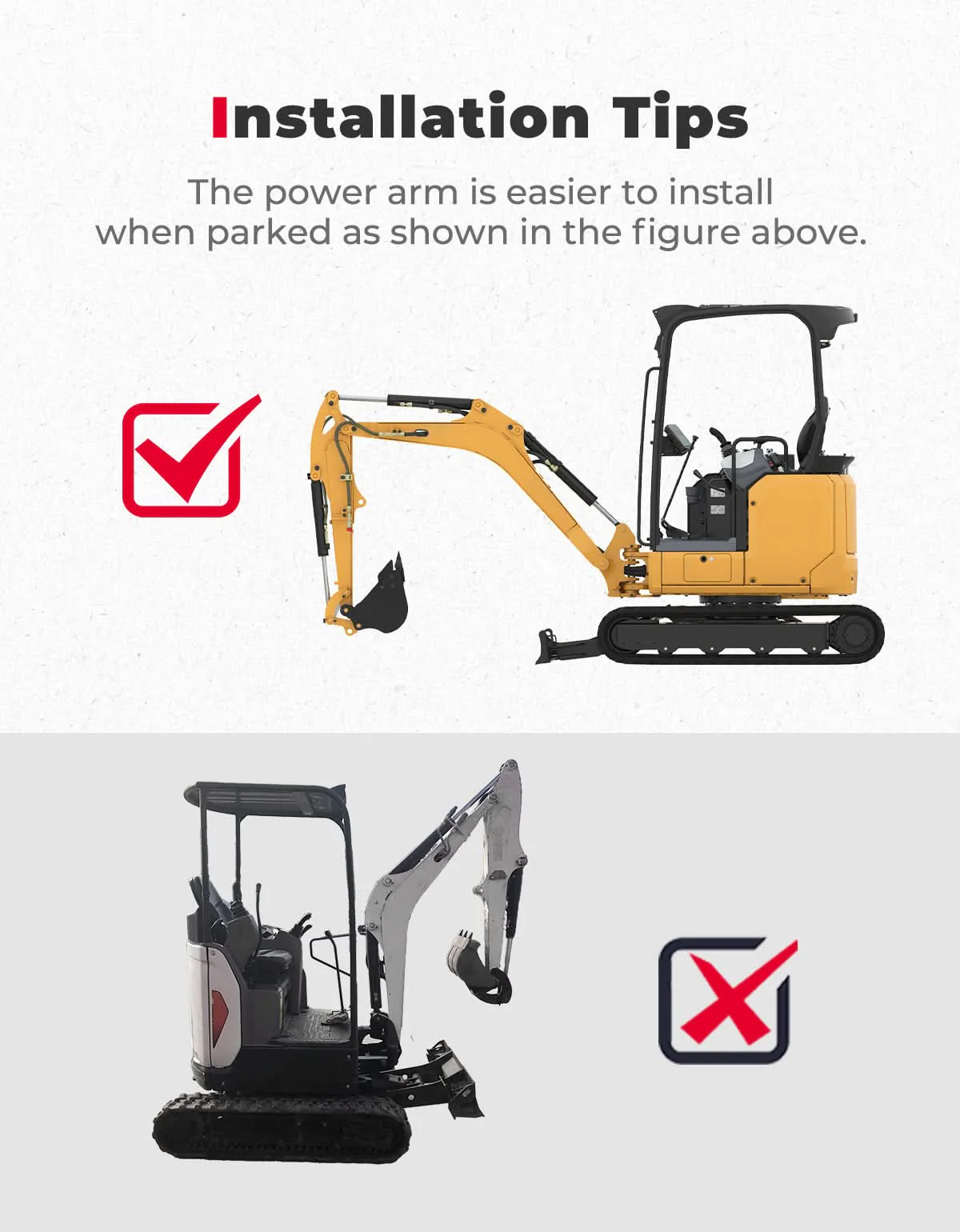 Mini Excavator Cover for Kubota U17, KX018-4 & Bobcat E17/E19/E20 - Image 8