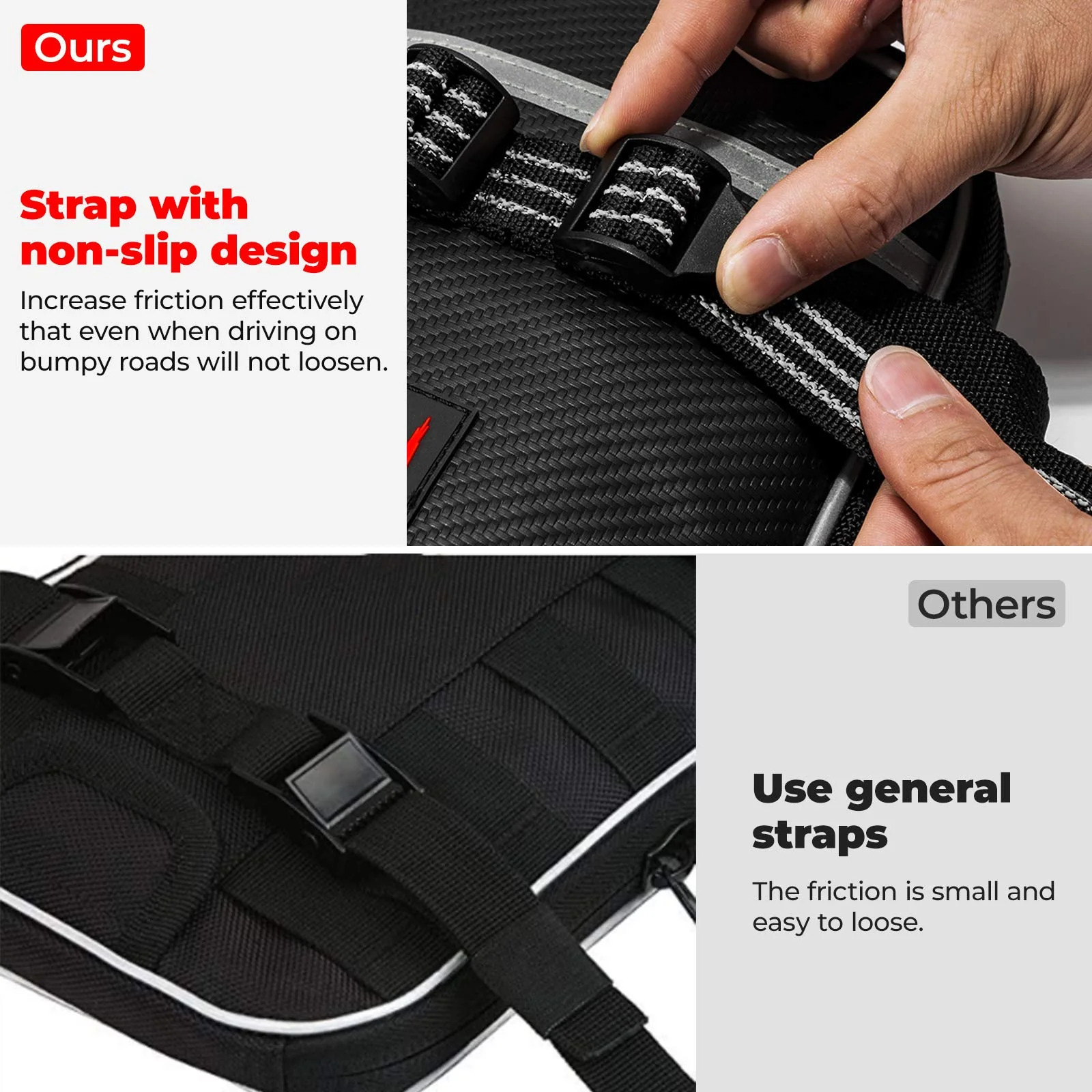 Front Fender Bag Dirt Bike Fender Bag Comes with Tool Roll Bag - Image 3