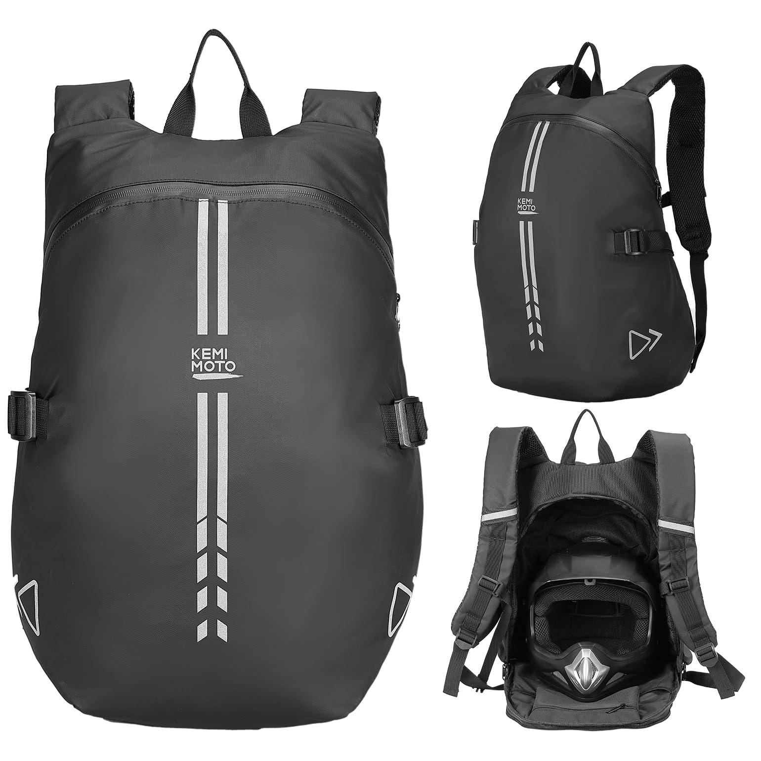 Motorcycle Backpack, 40L Waterproof Helmet Bag - Image 9
