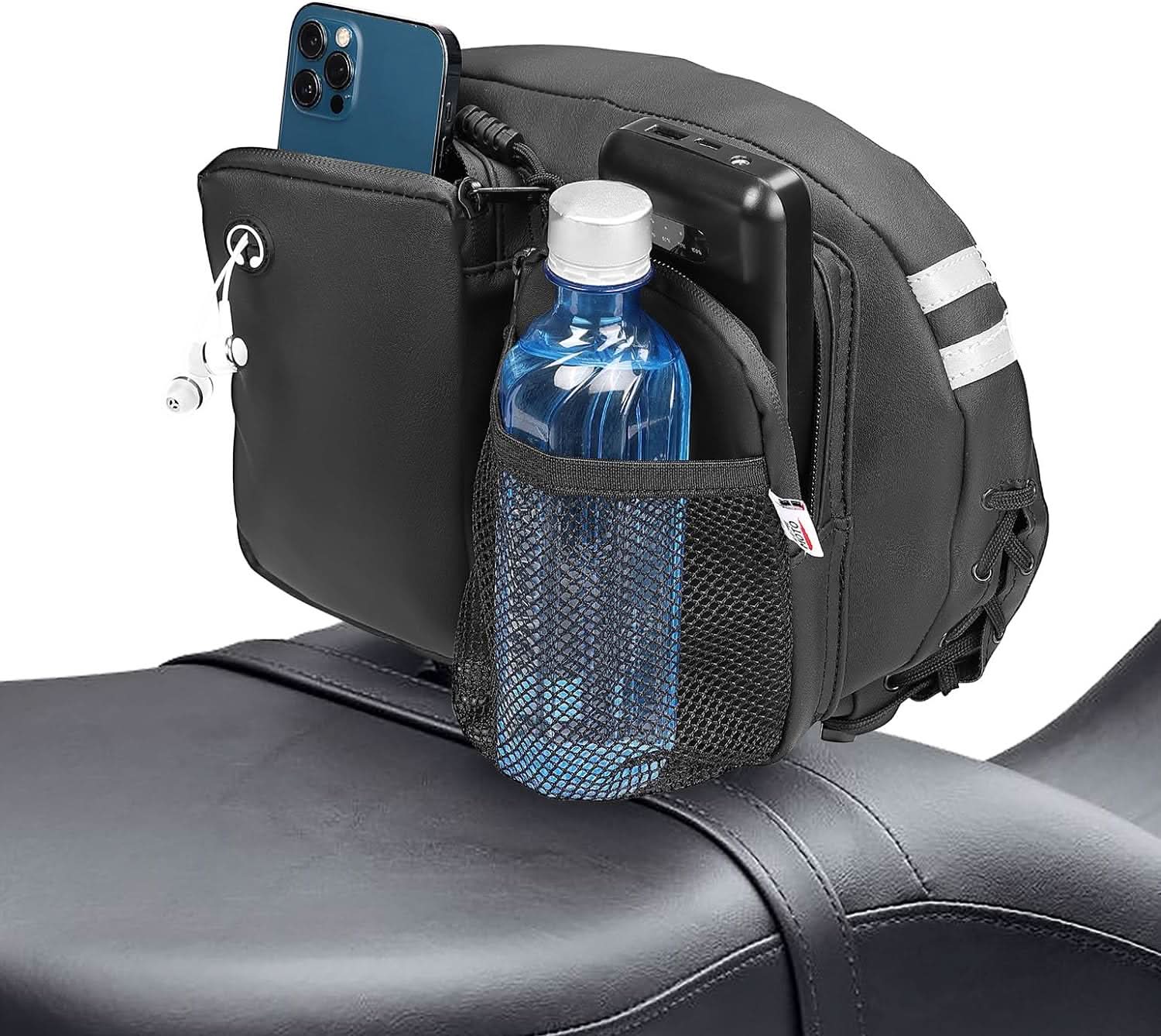 Motorcycle Backrest Bag Organizer Kit for Touring Softail - Image 2