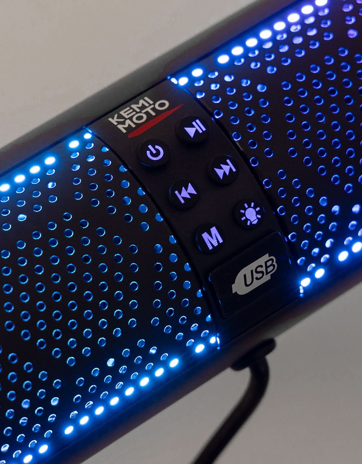 Motorcycle Bluetooth Sound Bar 4 Speakers Waterproof RGB Handlebar - Image 10