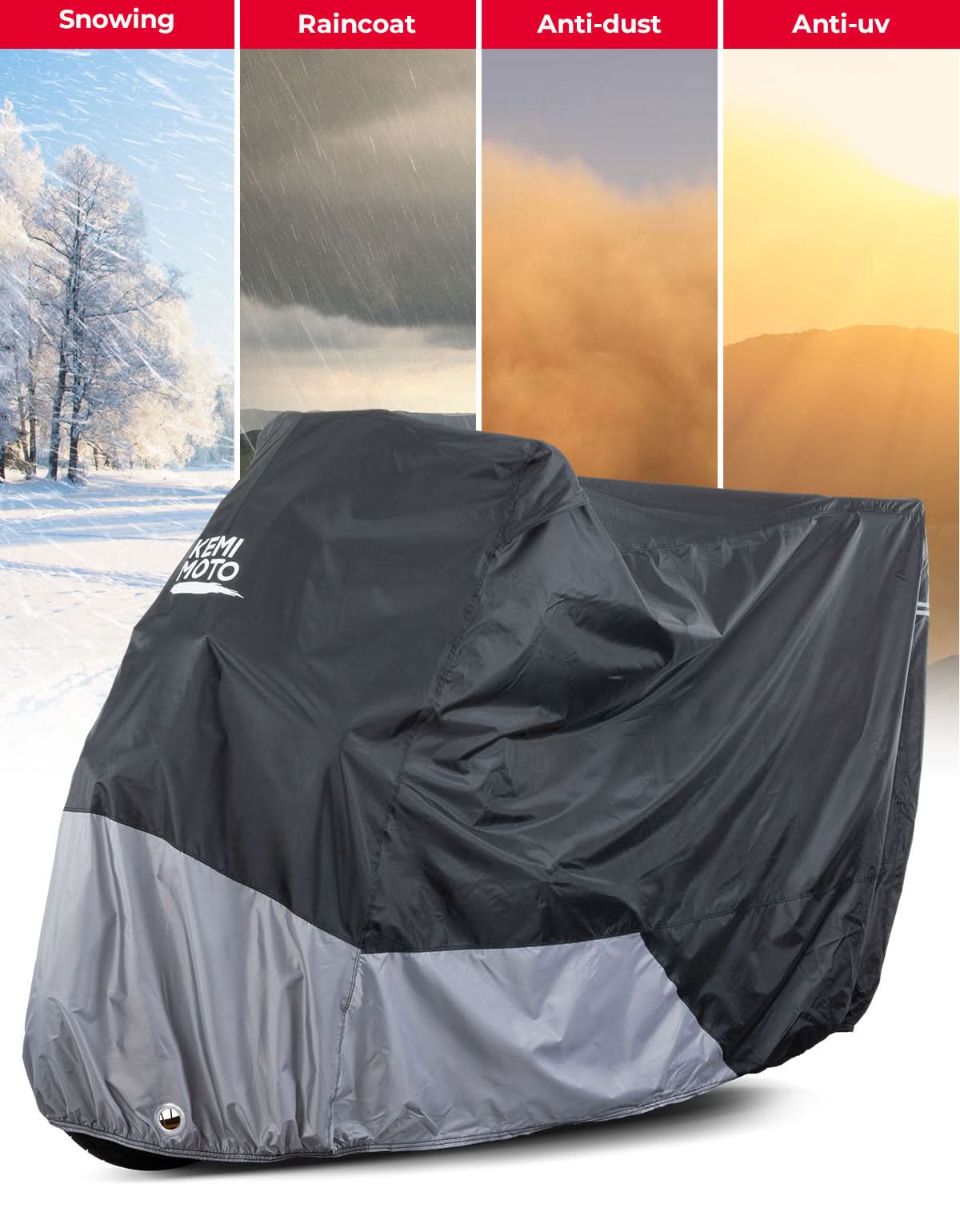 Motorcycle Cover Adventure for R1250 GS TENERE 700 KLR650 - Image 2