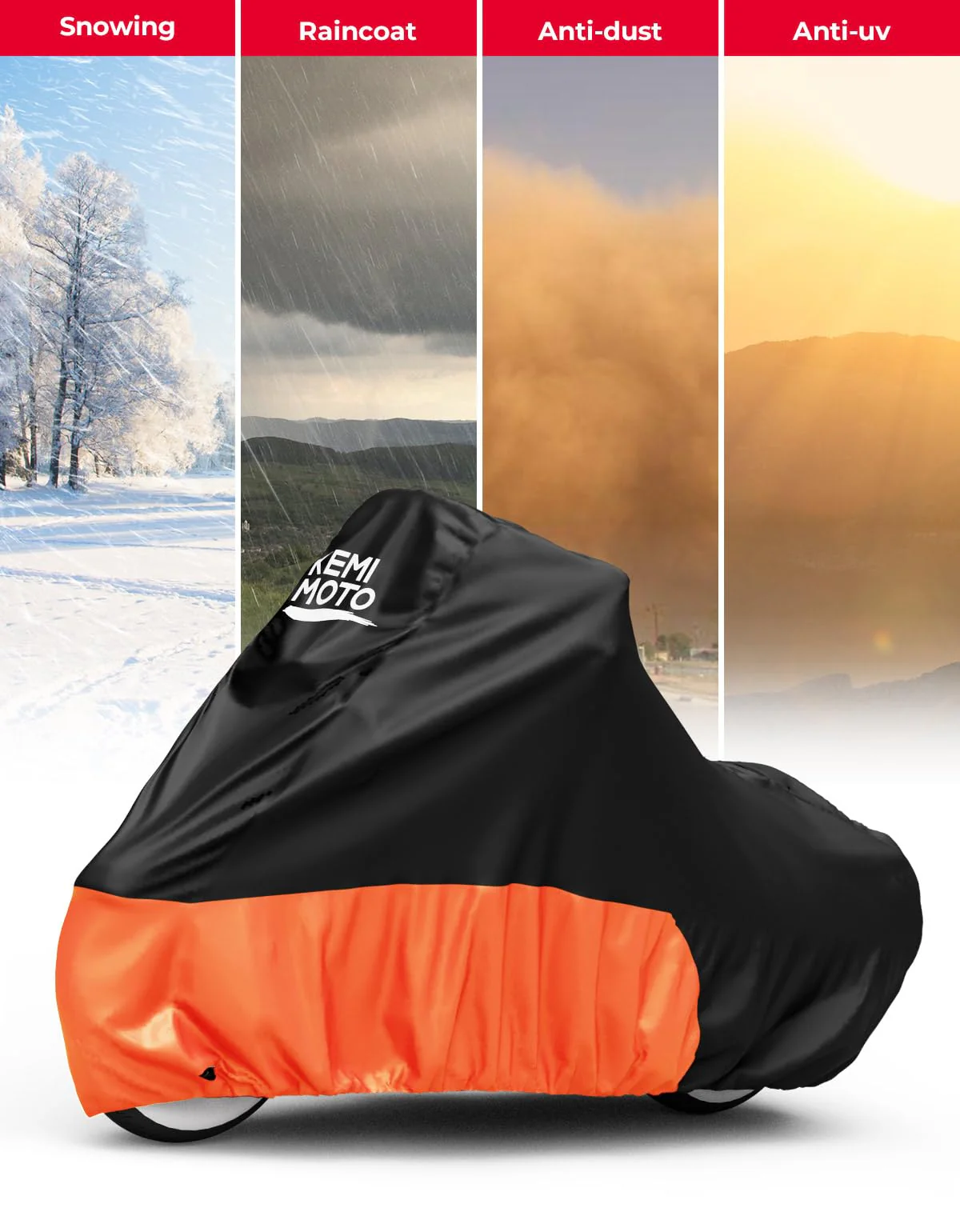 Motorcycle Cover for Softail Dyna Models - Image 2