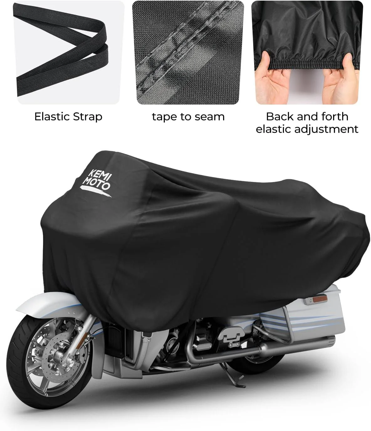 Motorcycle Cover Half Cover for Touring Models Road King Street Glide Road Glide - Image 5