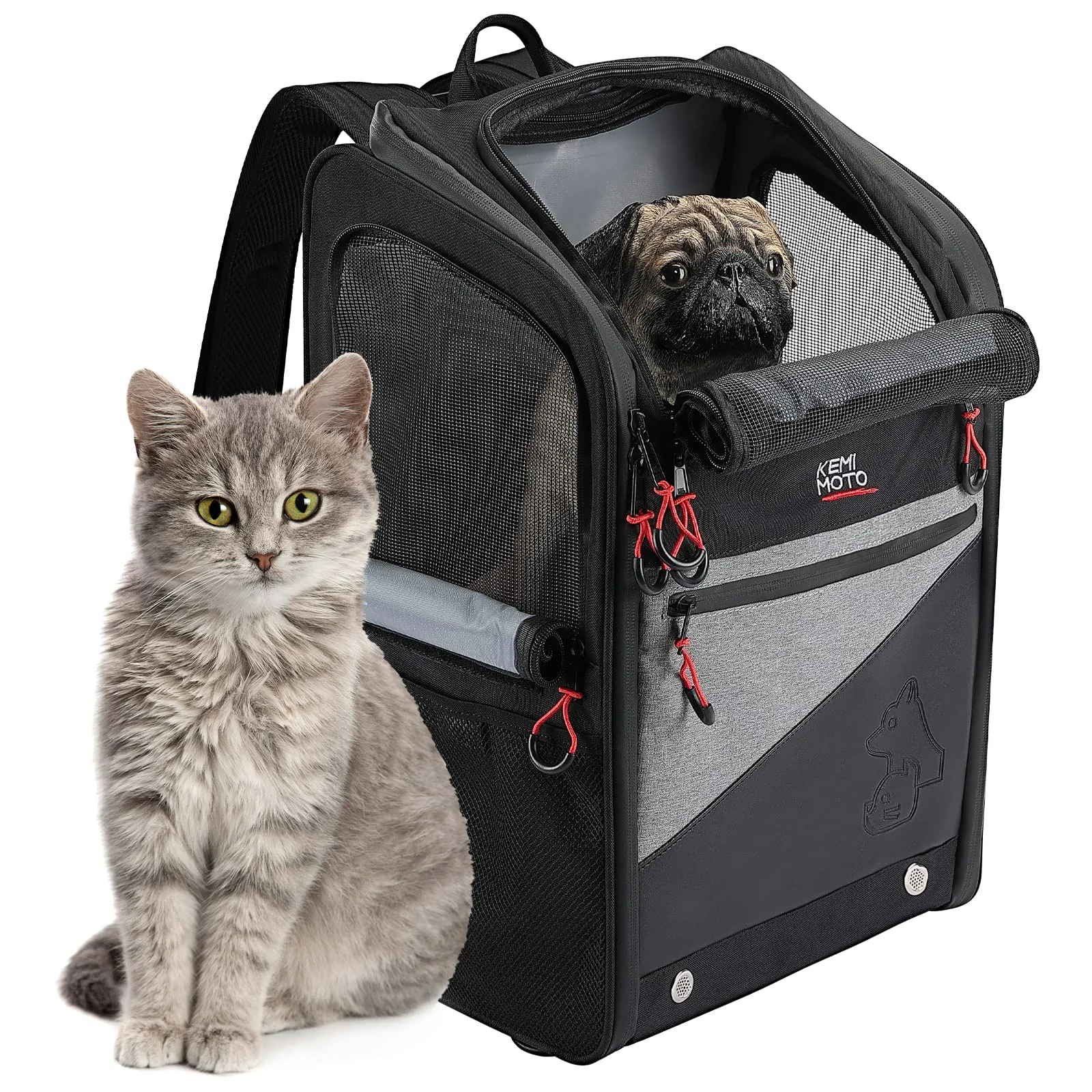 Motorcycle Dog/Cat Carrier Bags Portable Load Capacity 20lbs - Image 7