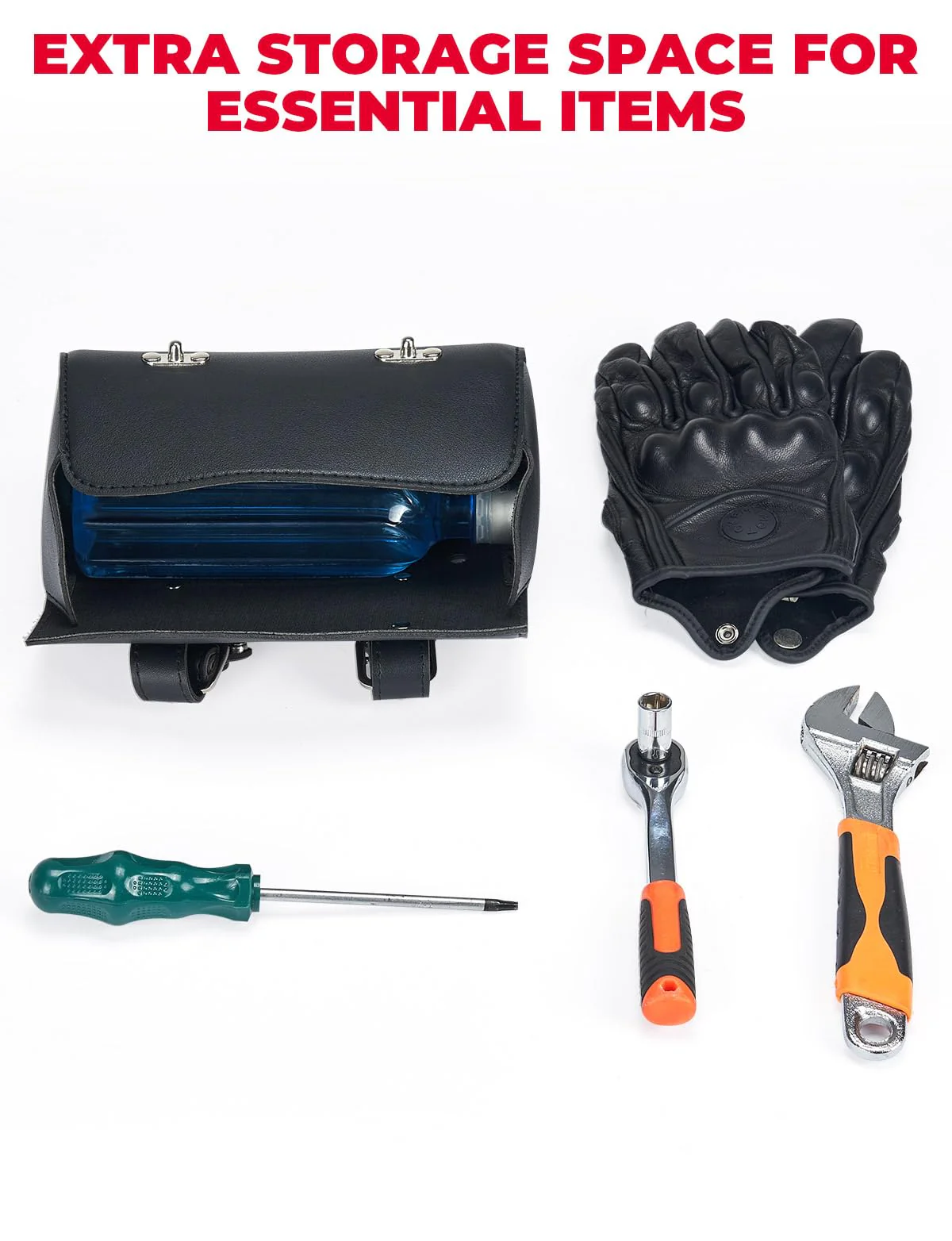 Motorcycle Down Tube Bag for Sportster XL 1200 Iron 883 50 - Image 4