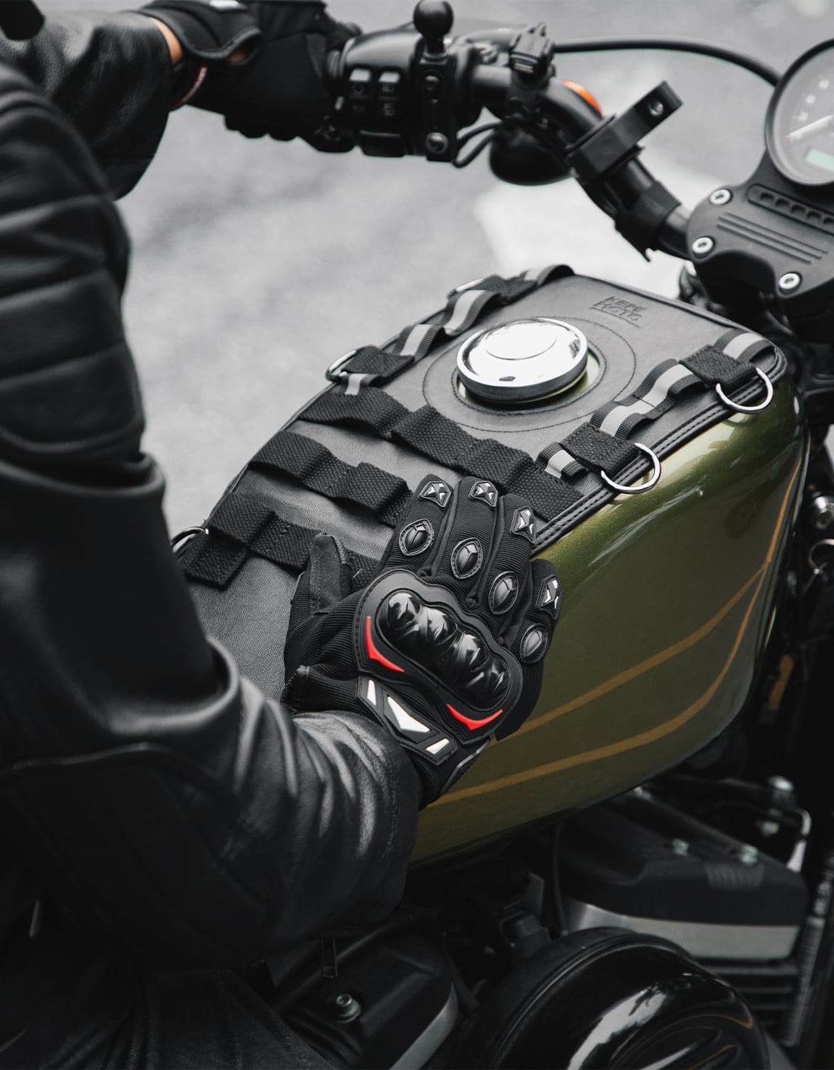 Motorcycle Fuel Tank Protector Bags for Sport Softail Touring Dyna - Image 6