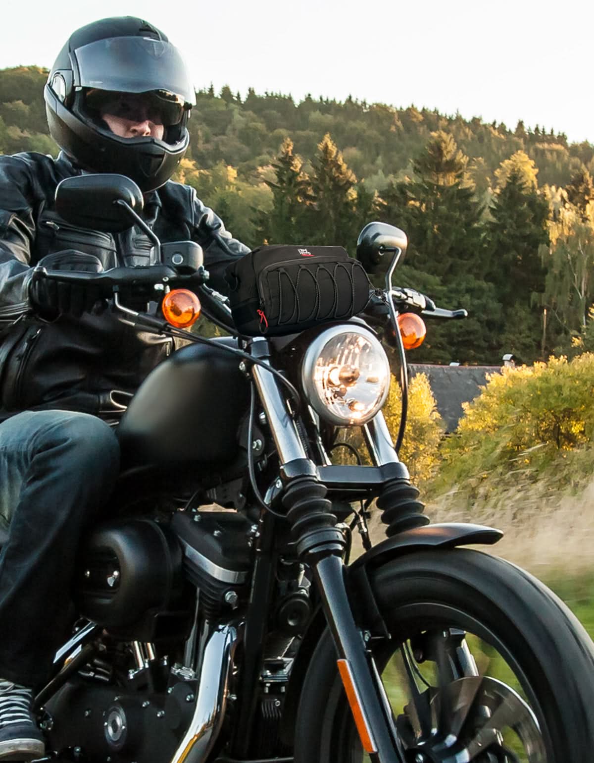 Motorcycle Handlebar Bag for Cruiser Softail Dyna Sportsters - Image 5