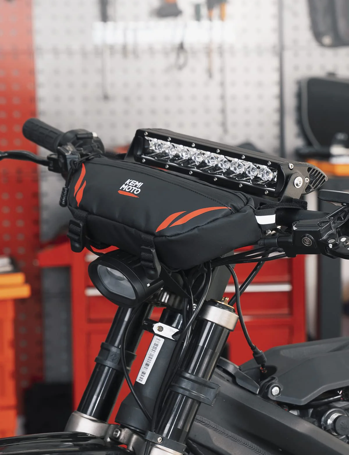 Universal Motorcycle Handlebar Bag for Dirt Bike,Scooter - Image 9