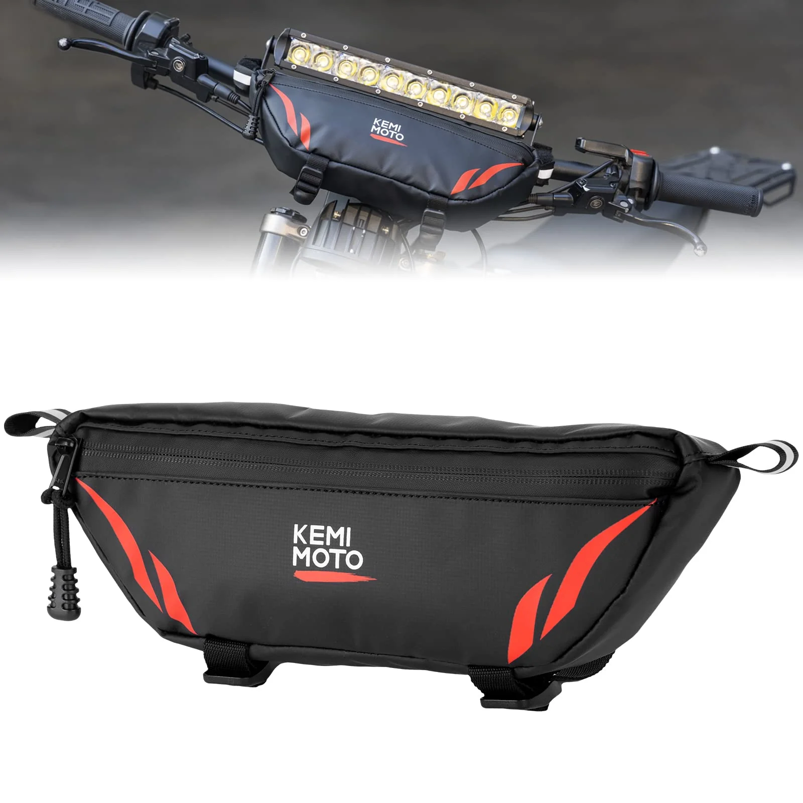 » Universal Motorcycle Handlebar Bag for Dirt Bike,Scooter (100% off) - Image 3