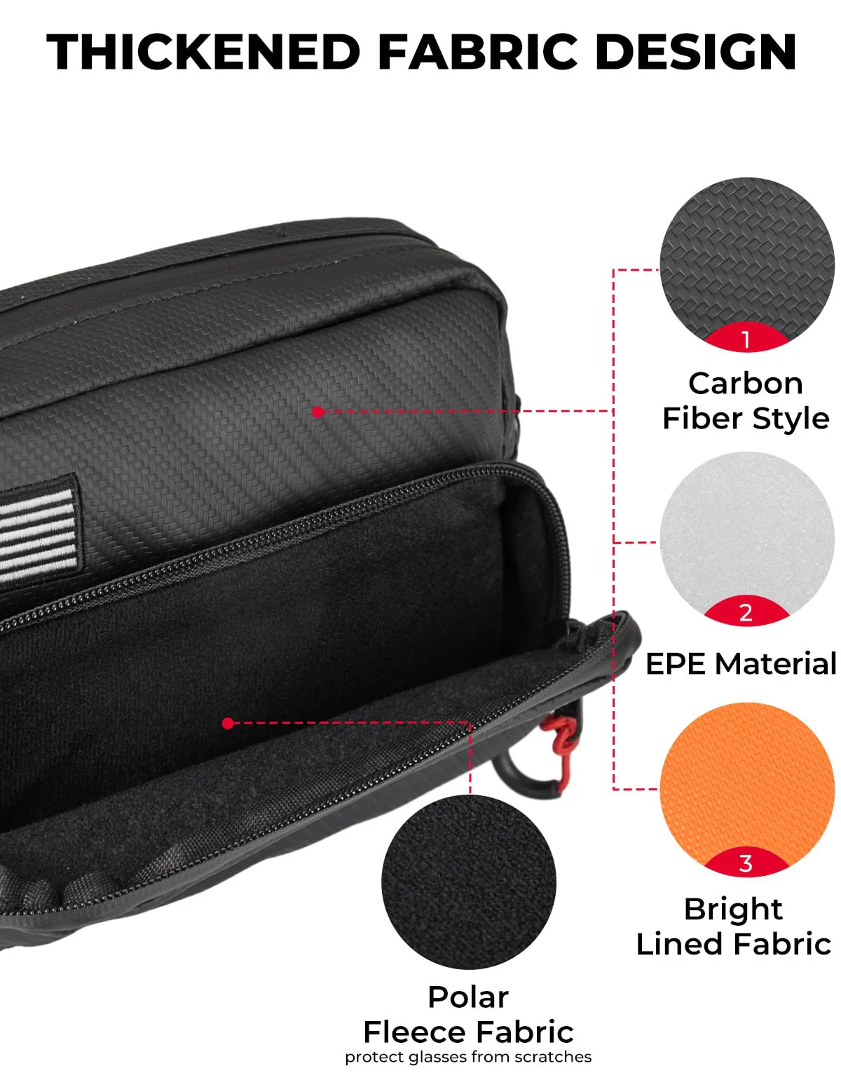 Motorcycle Handlebar Bag with Waterproof Cover - Image 2