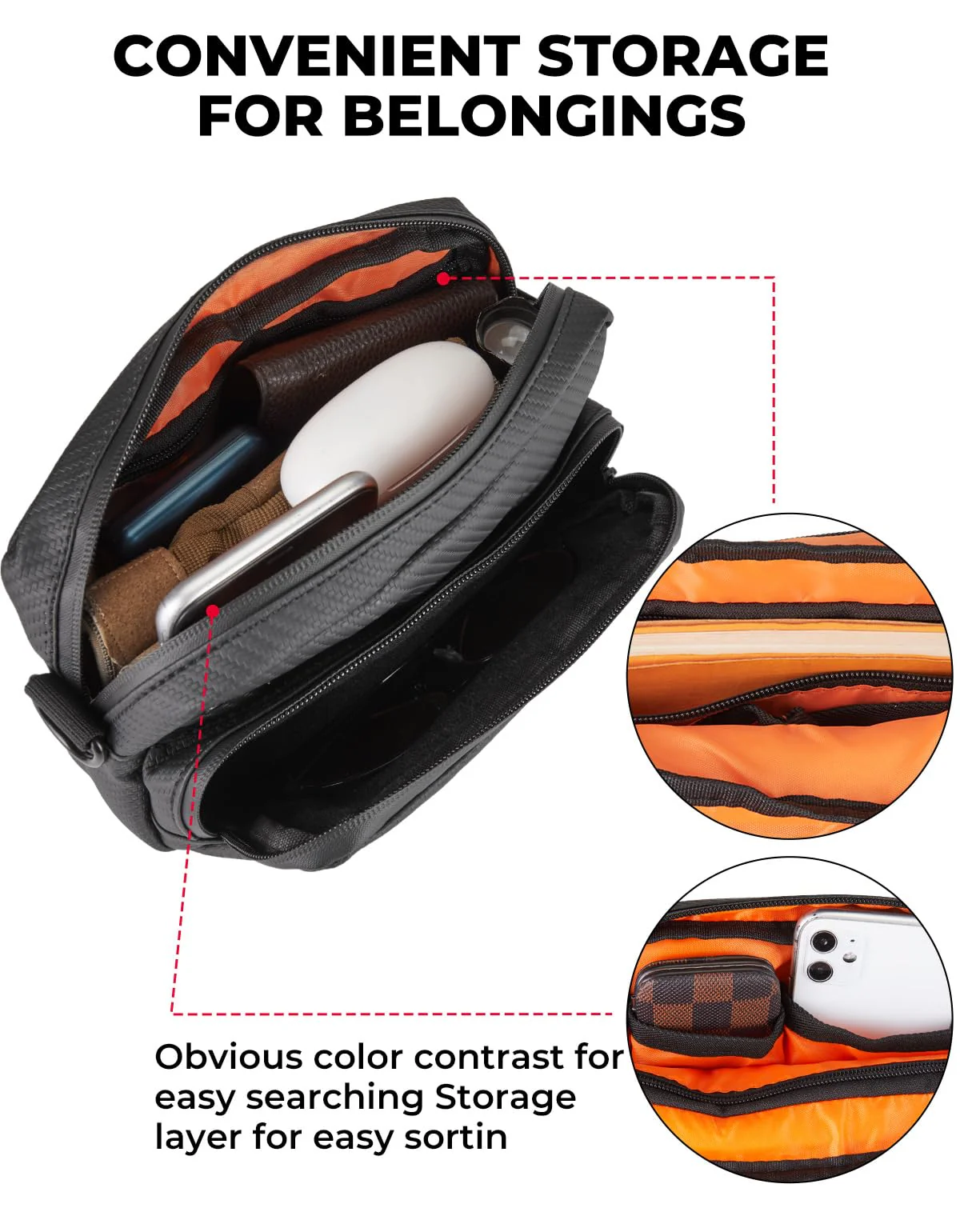 Motorcycle Handlebar Bag with Waterproof Cover - Image 3