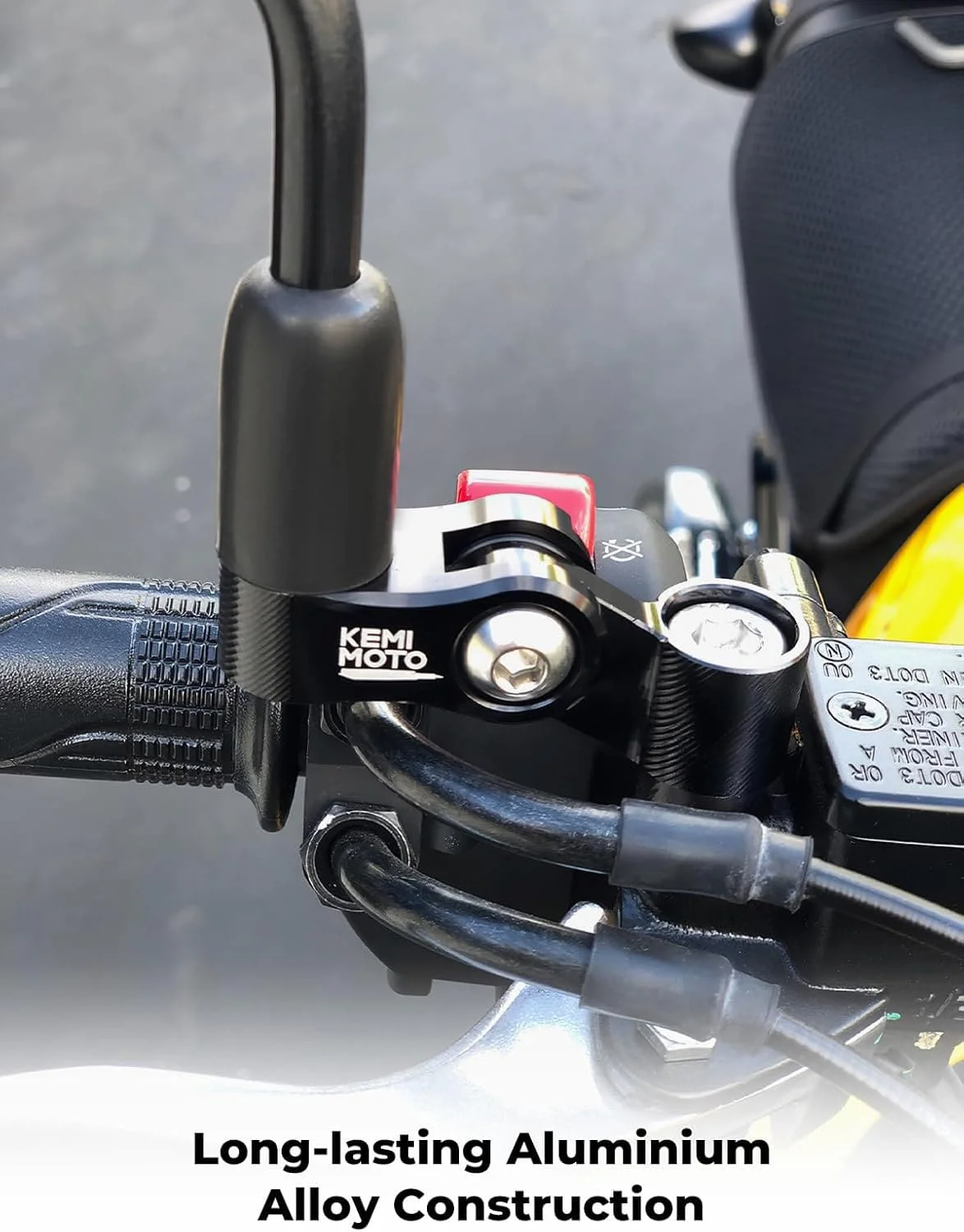 Universal Rear View Mirror Mount for Motorcycles - Image 3