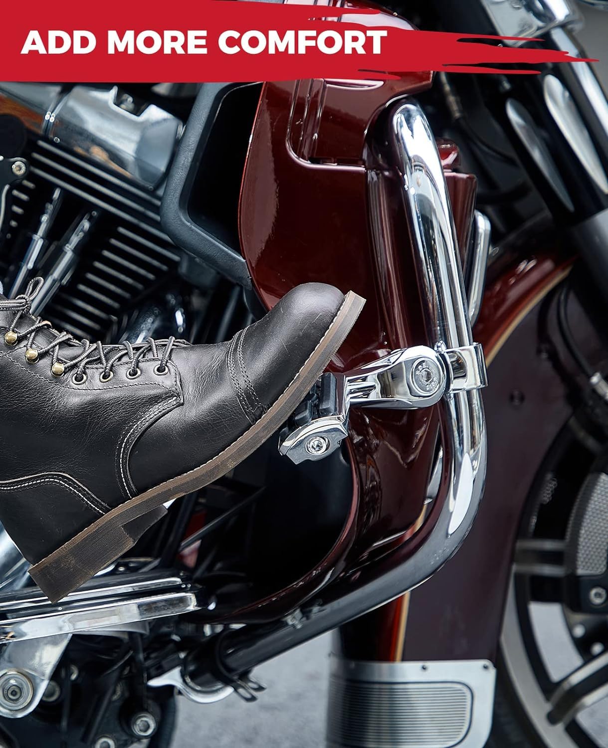 Motorcycle Highway Pegs for Road Glide Street Glide Electra Glide Road King - Image 2