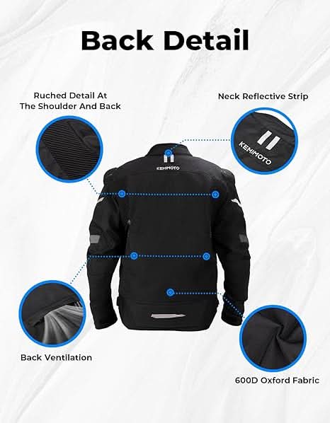 Motorcycle Jacket Men CE 2 Armored Full Protection Motorbike Riding Jacket - Image 4