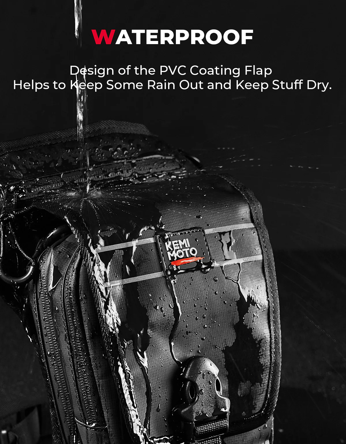 Motorcycle Leg Bag, 2.3L Capacity - Image 4