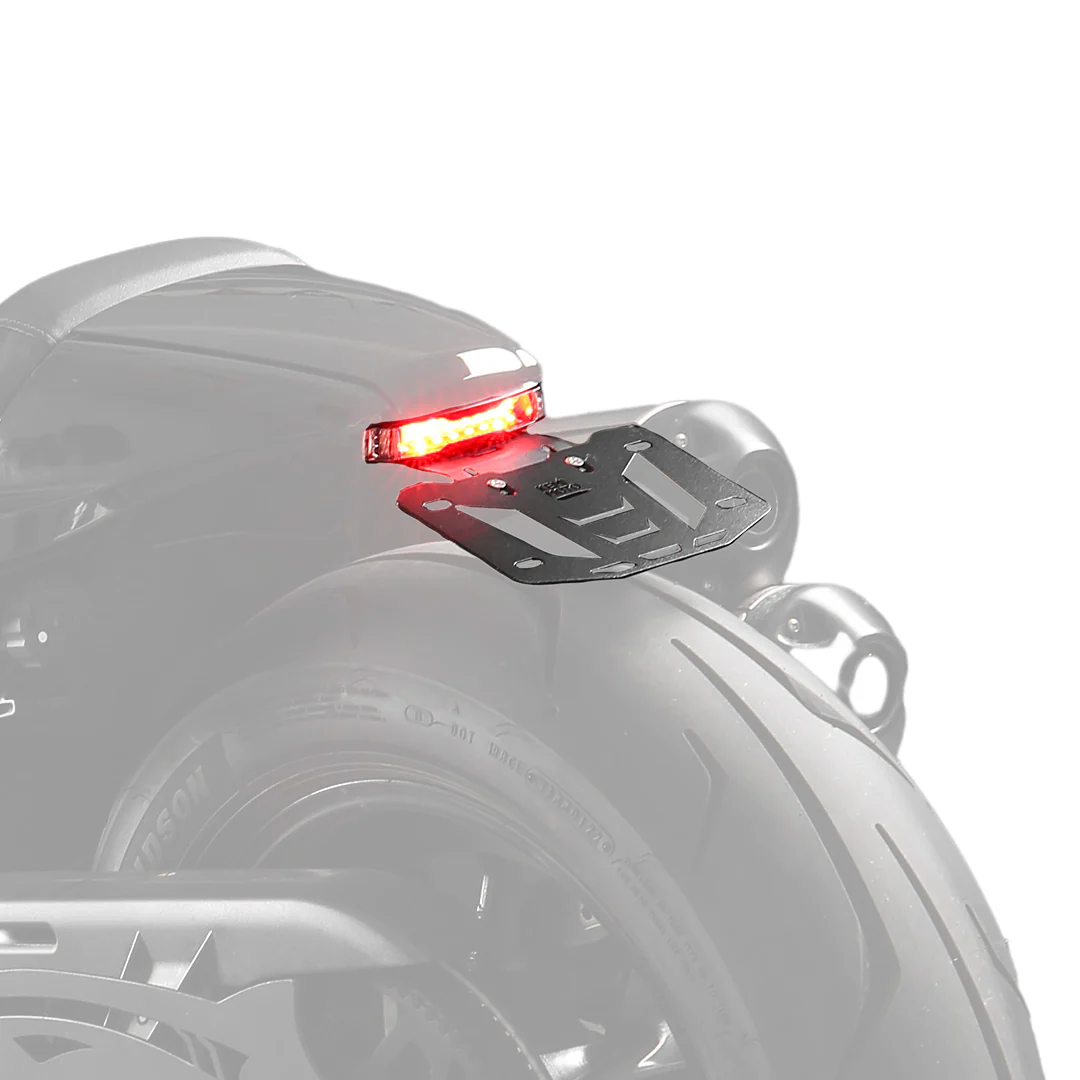 Motorcycle License Plate Bracket with LED Signal Light - Image 8