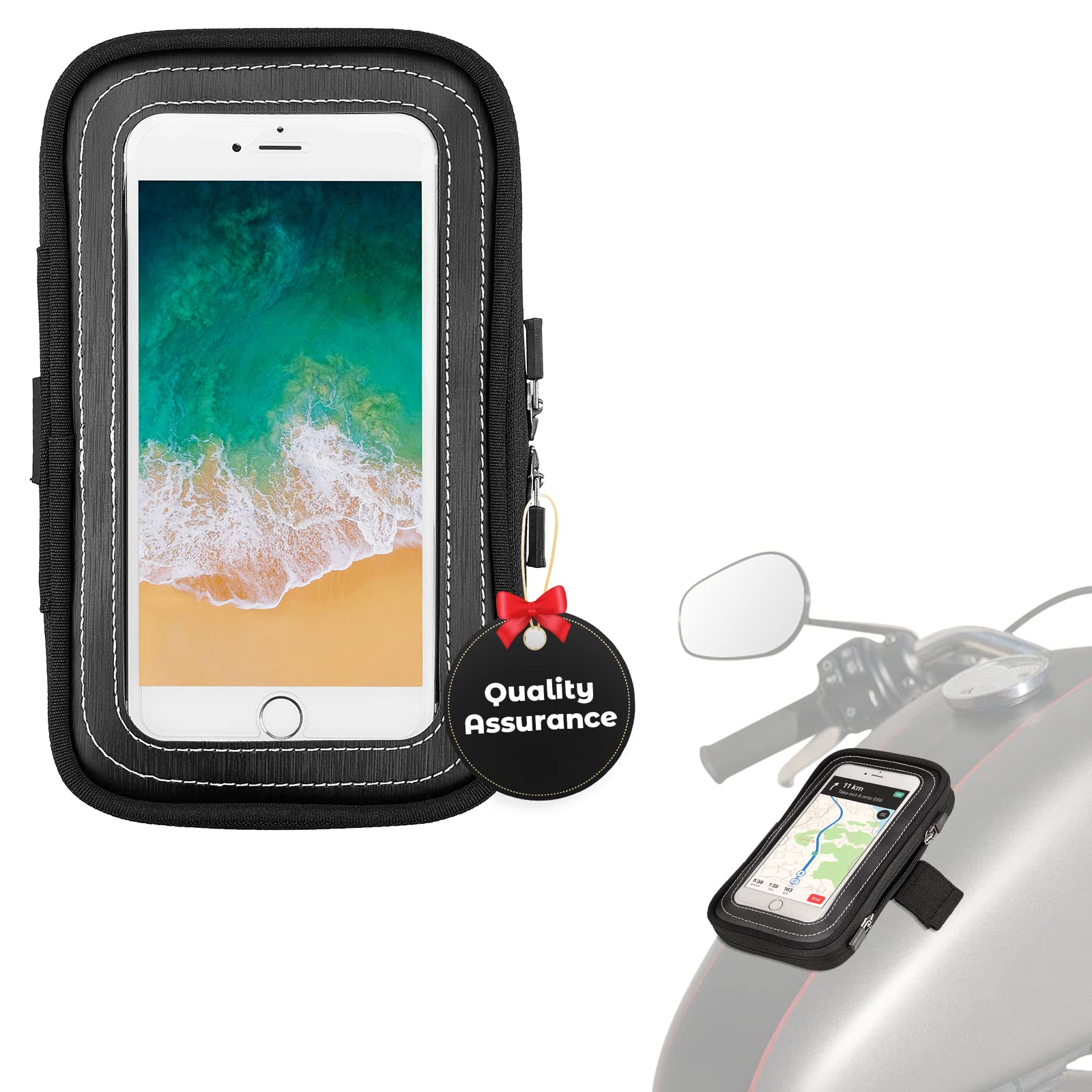 Motorcycle Magnetic Tank Bag for Cell phone up to 6.3 Inch - Image 9
