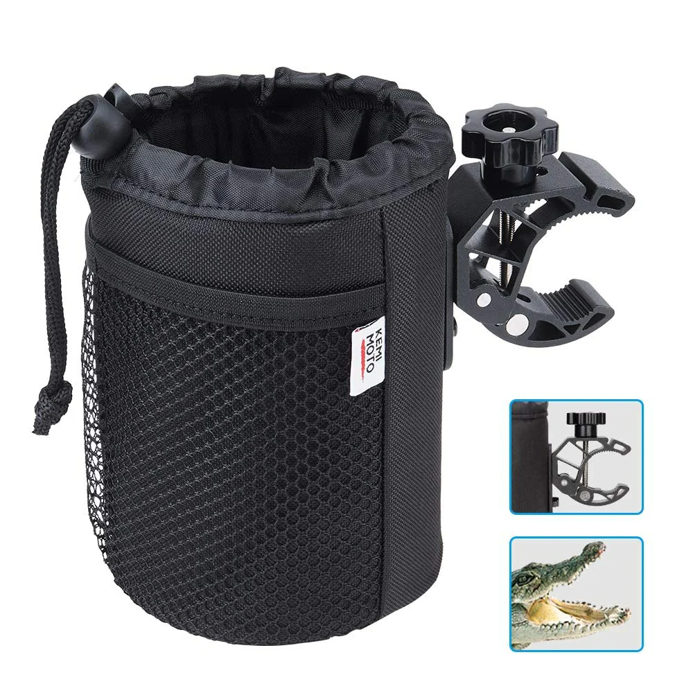 Universal Oxford Fabric Cup Holder with 0.6"-1.5" Alligator Clamp - Image 12