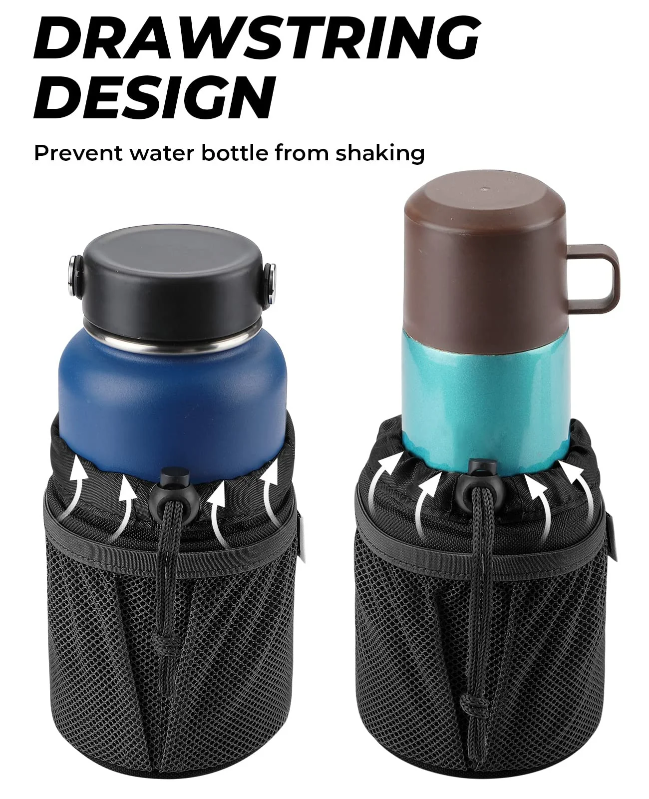Universal Oxford Fabric Cup Holder with 0.6"-1.5" Alligator Clamp - Image 5