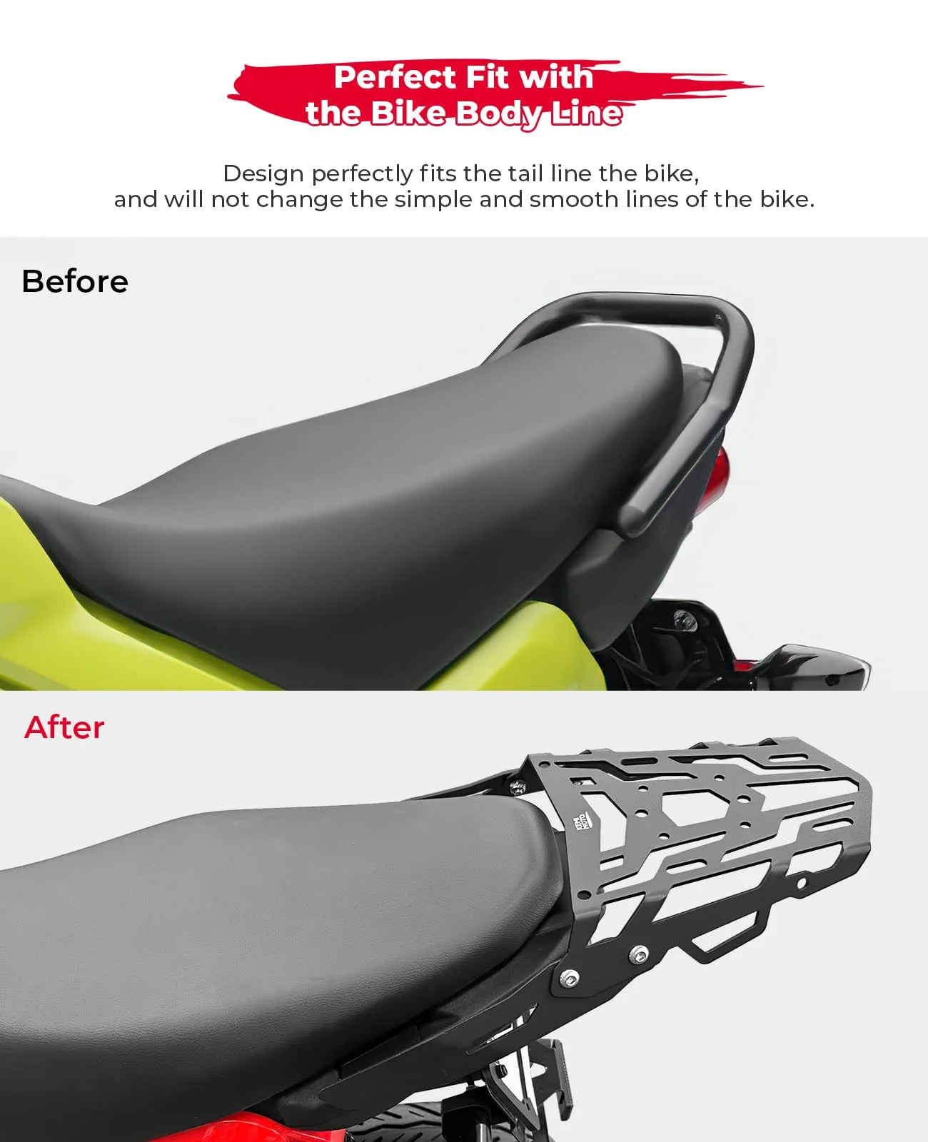 Motorcycle Rear Tail Storage Rack for Navi 2022-2024 - Image 3