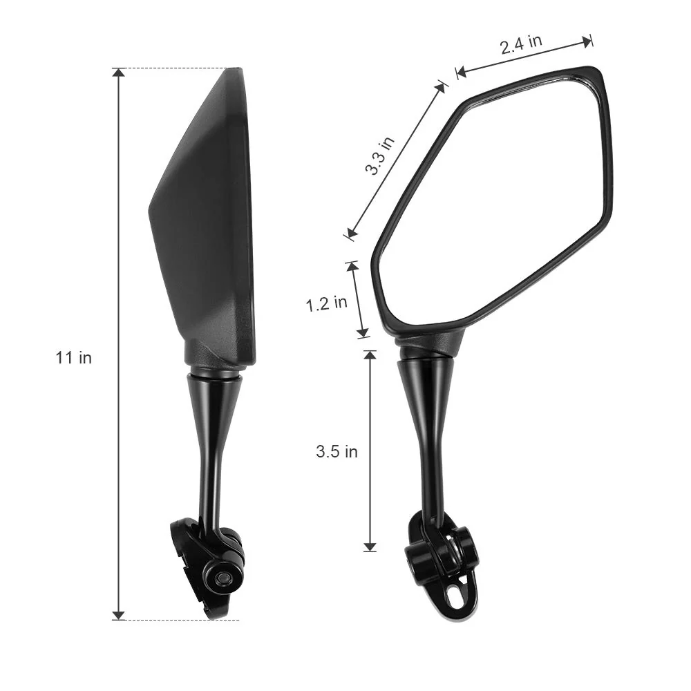 Motorcycle Rear View Mirrors for 1999-2006 CBR 600 F4 F4I - Image 5
