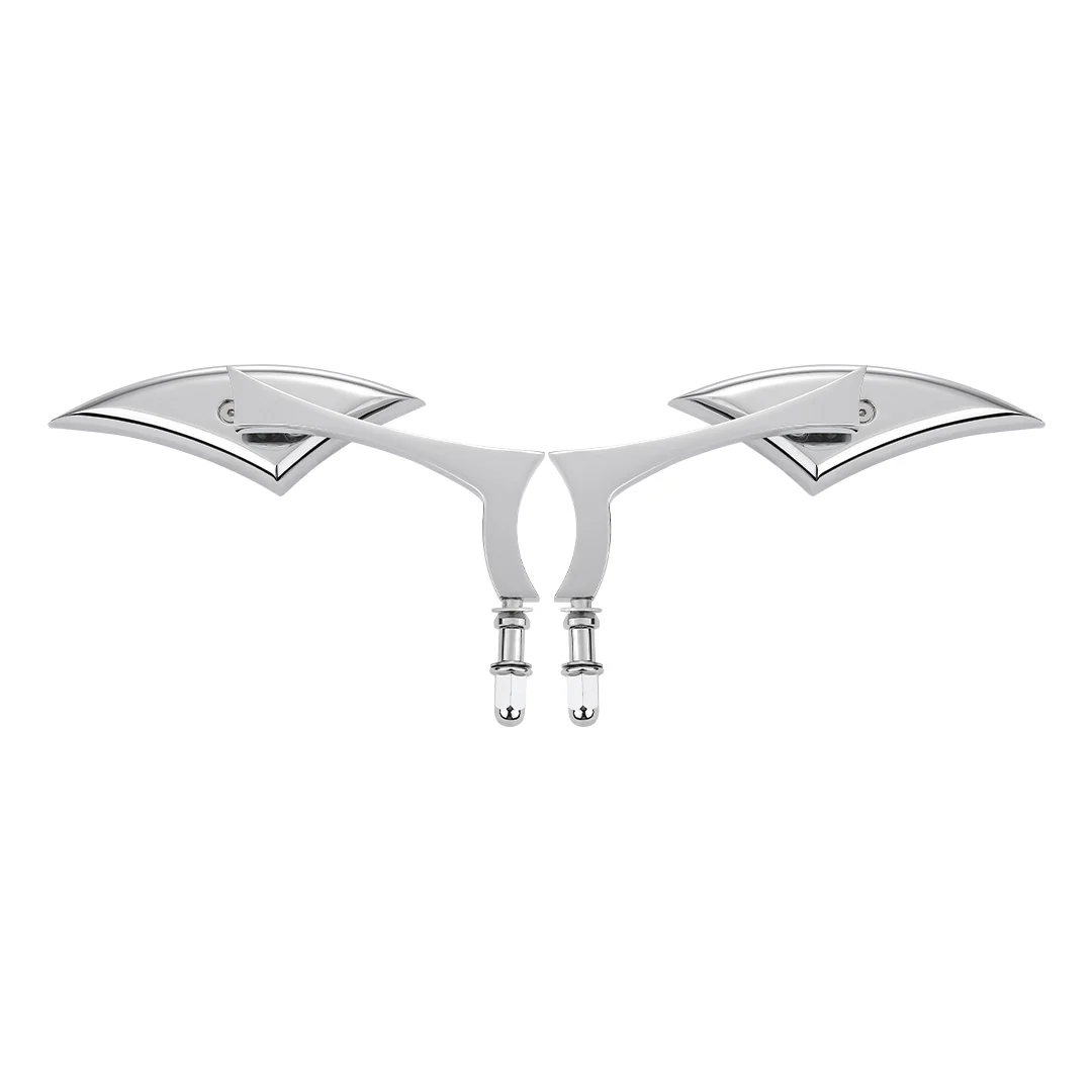 Chrome Spear Blade Mirrors for Street Glide Electra Glide Softail Dyna - Image 9