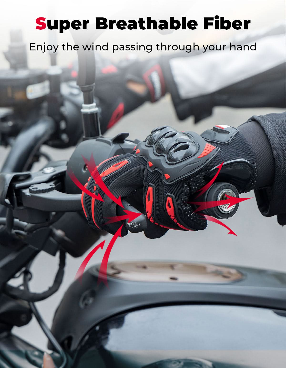 Motorcycle Riding Gloves Touchscreen Anti-Slip For Men Women - Image 6