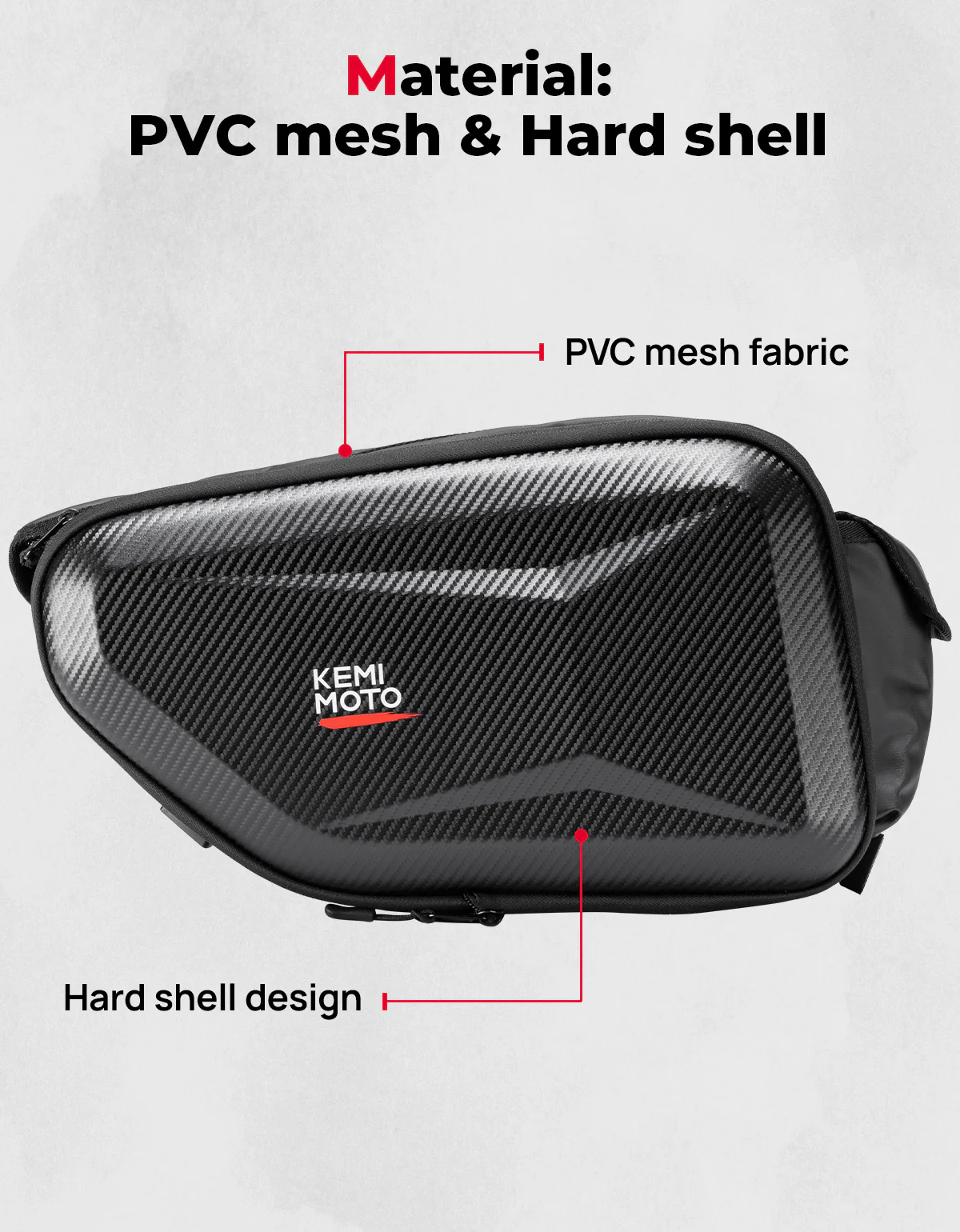 Motorcycle Hard Extendable Saddlebags for Grom Navi 2022-2025 - Image 3