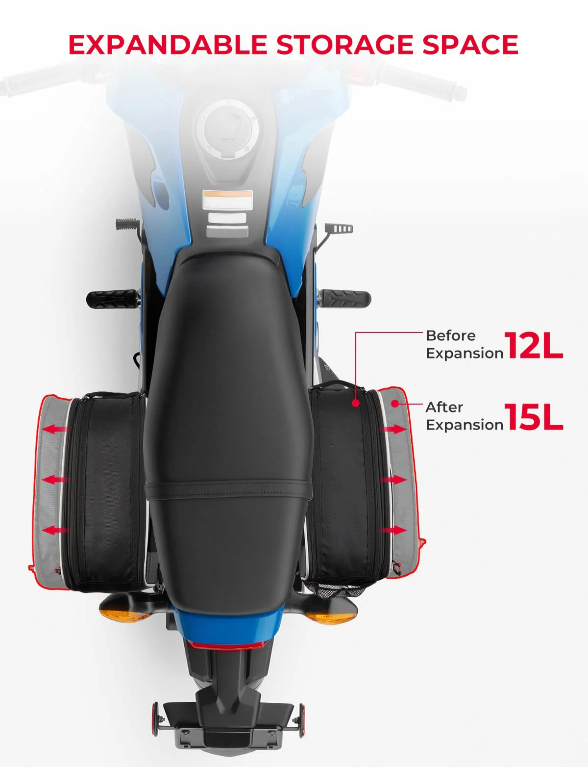 Saddlebags Waterproof 30L (15L*2) for Grom - Image 3
