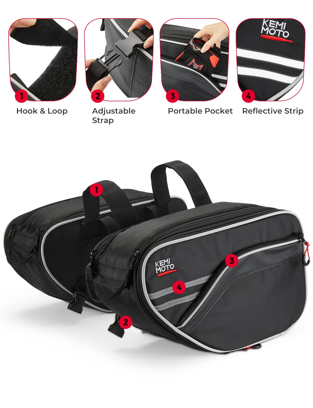 Saddlebags Waterproof 30L (15L*2) for Grom - Image 4