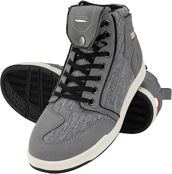 Motorcycle Shoes for Men - Durable Protective Riding Boots