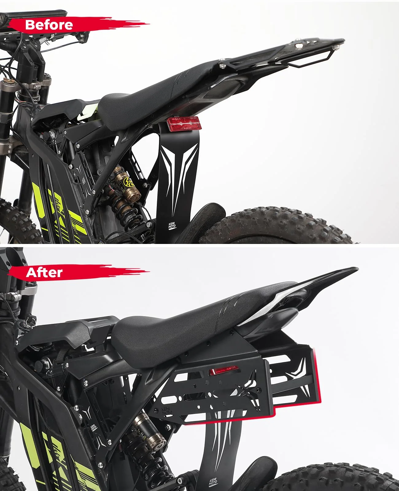 Motorcycle Side Racks Saddlebag Support Racks for Sur-Ron Light Bee - Image 3