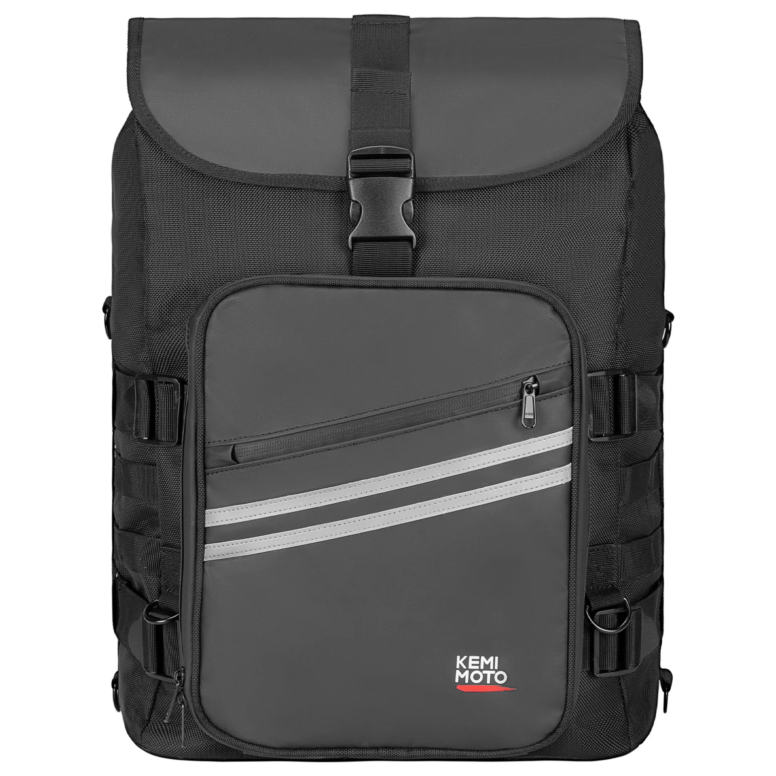 Motorcycle Sissy Bar Bag 30L Motorcycle Tail Travel Luggage Bag - Image 2