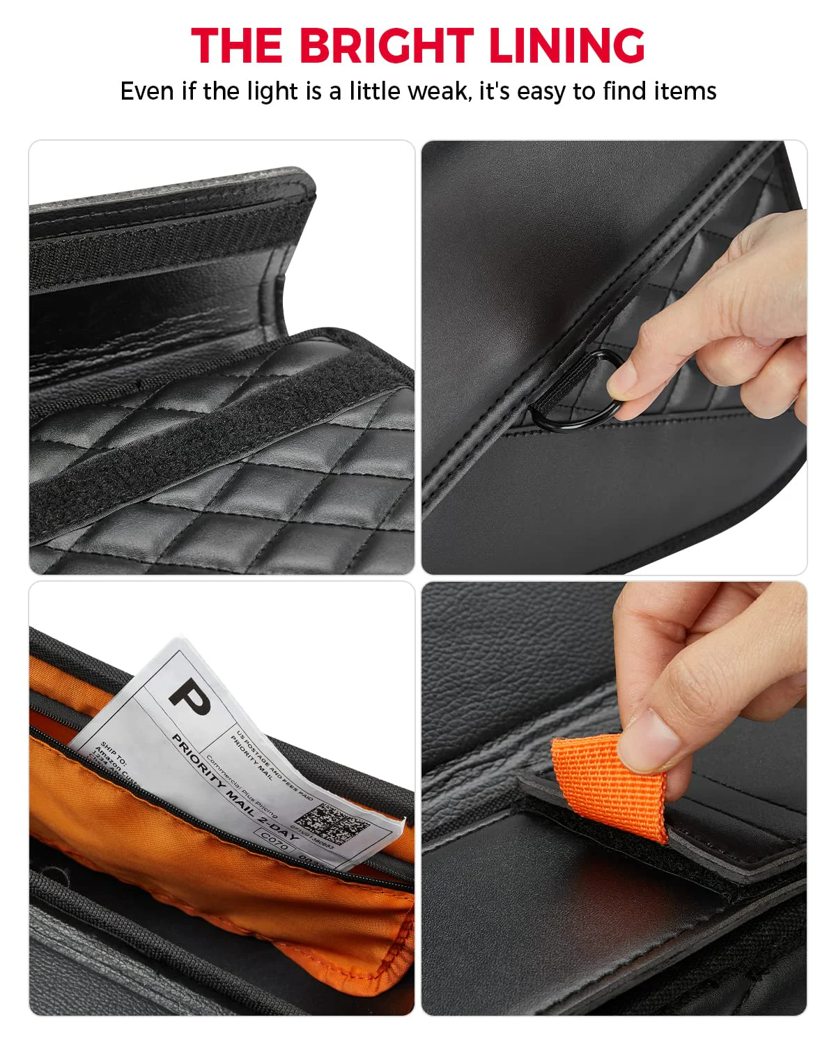 Swingarm Leather Side Bags for Sportster Iron 883 1200 Street 750 Forty Eight - Image 5