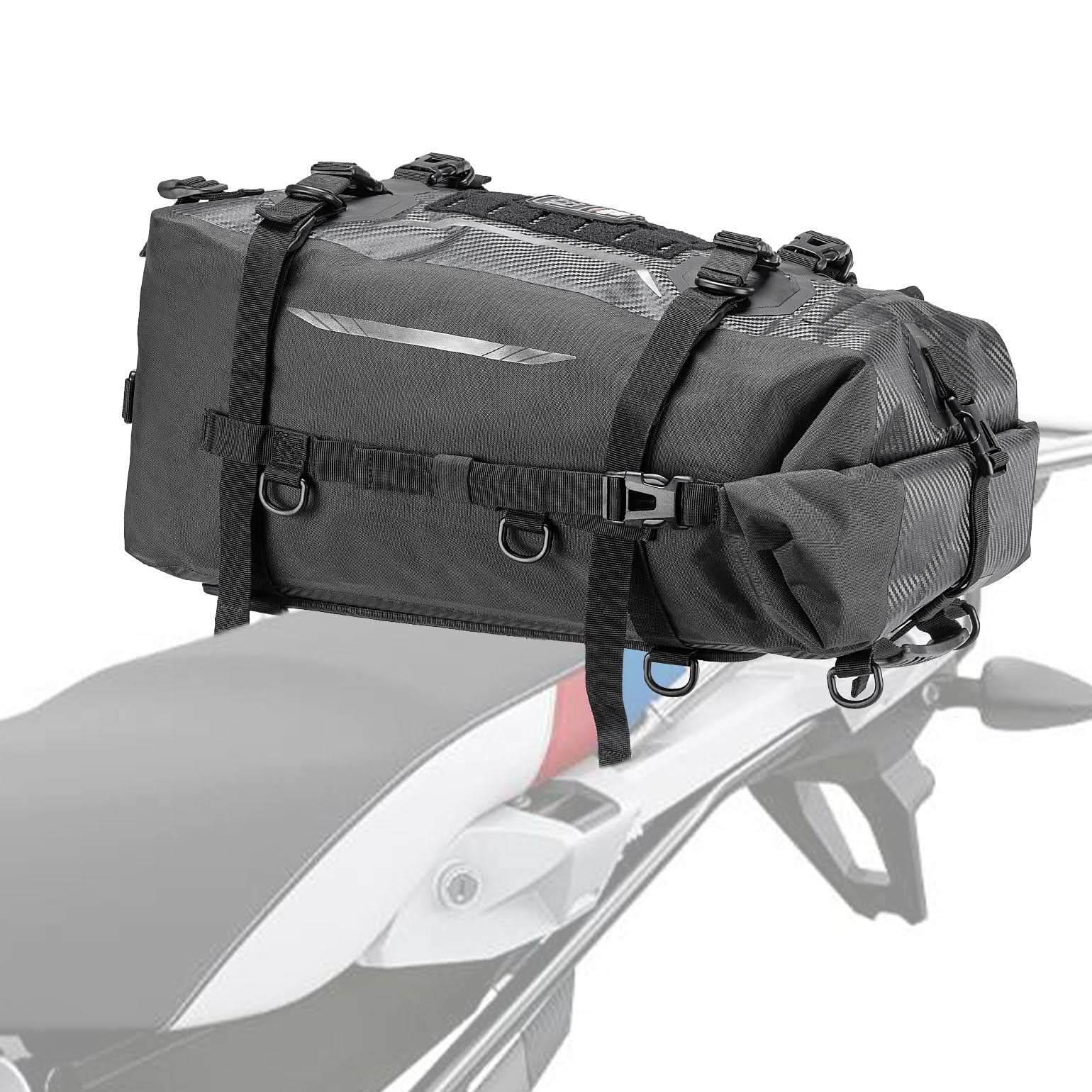 Motorcycle Tail Bag 35L Totally Waterproof Backpack - Image 7