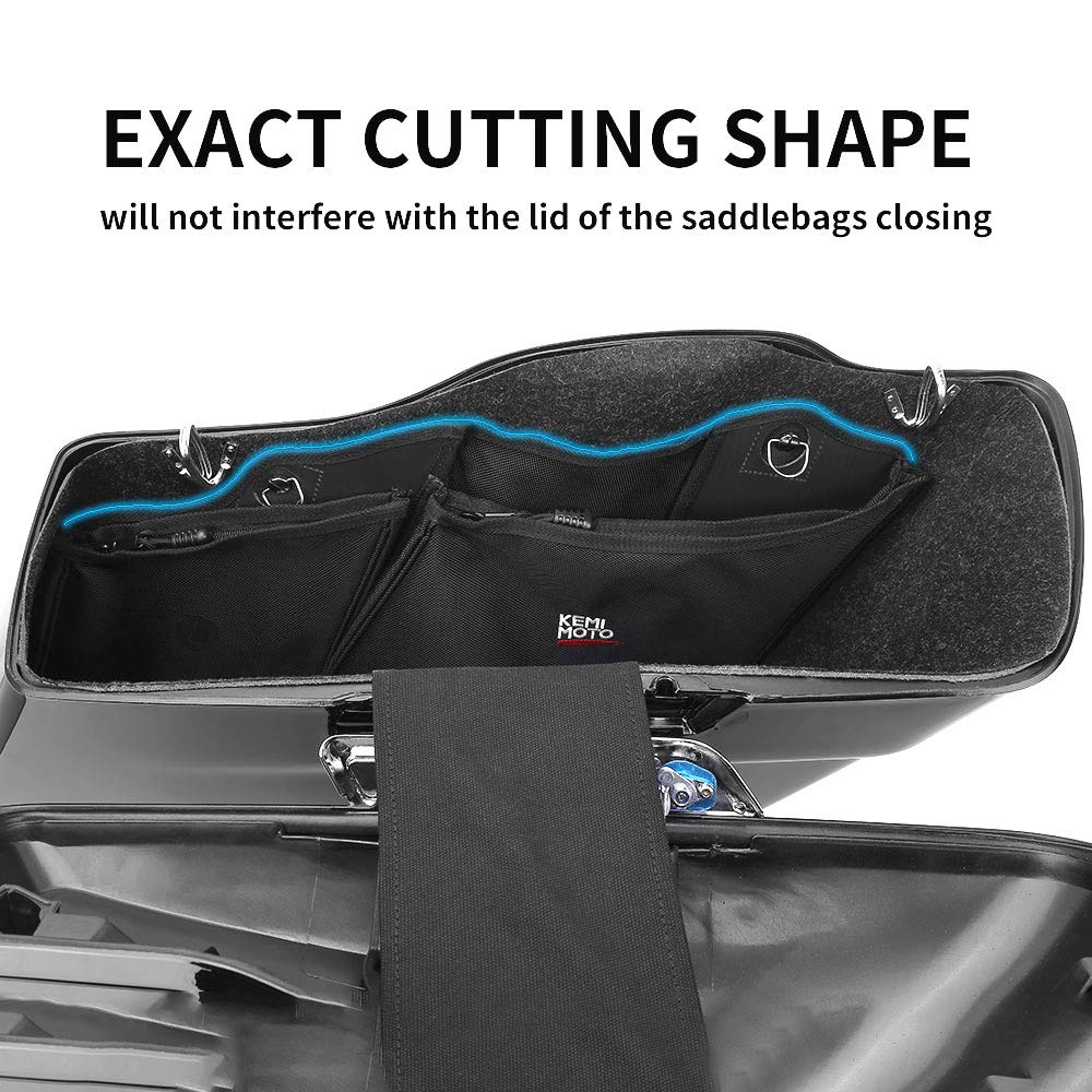 Motorcycle Touring Saddle Bags Organizers (2 Pack) - Image 5
