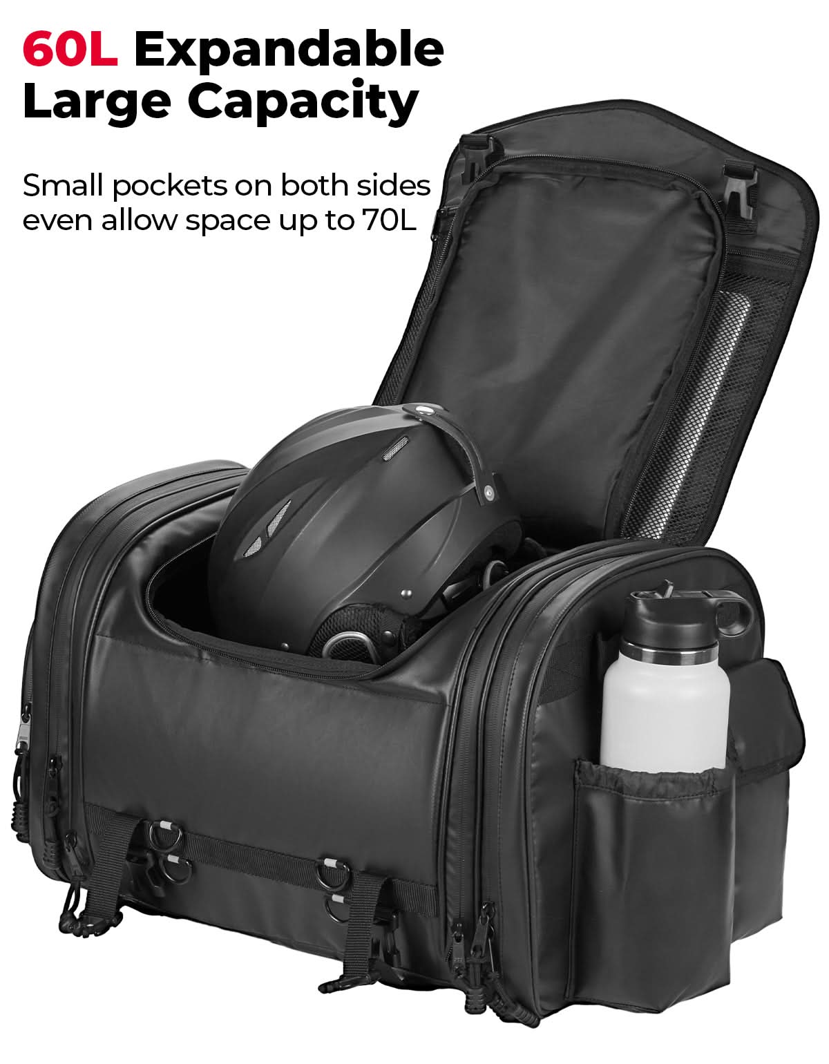 Motorcycle Travel Luggage Bags, 60L - Image 2