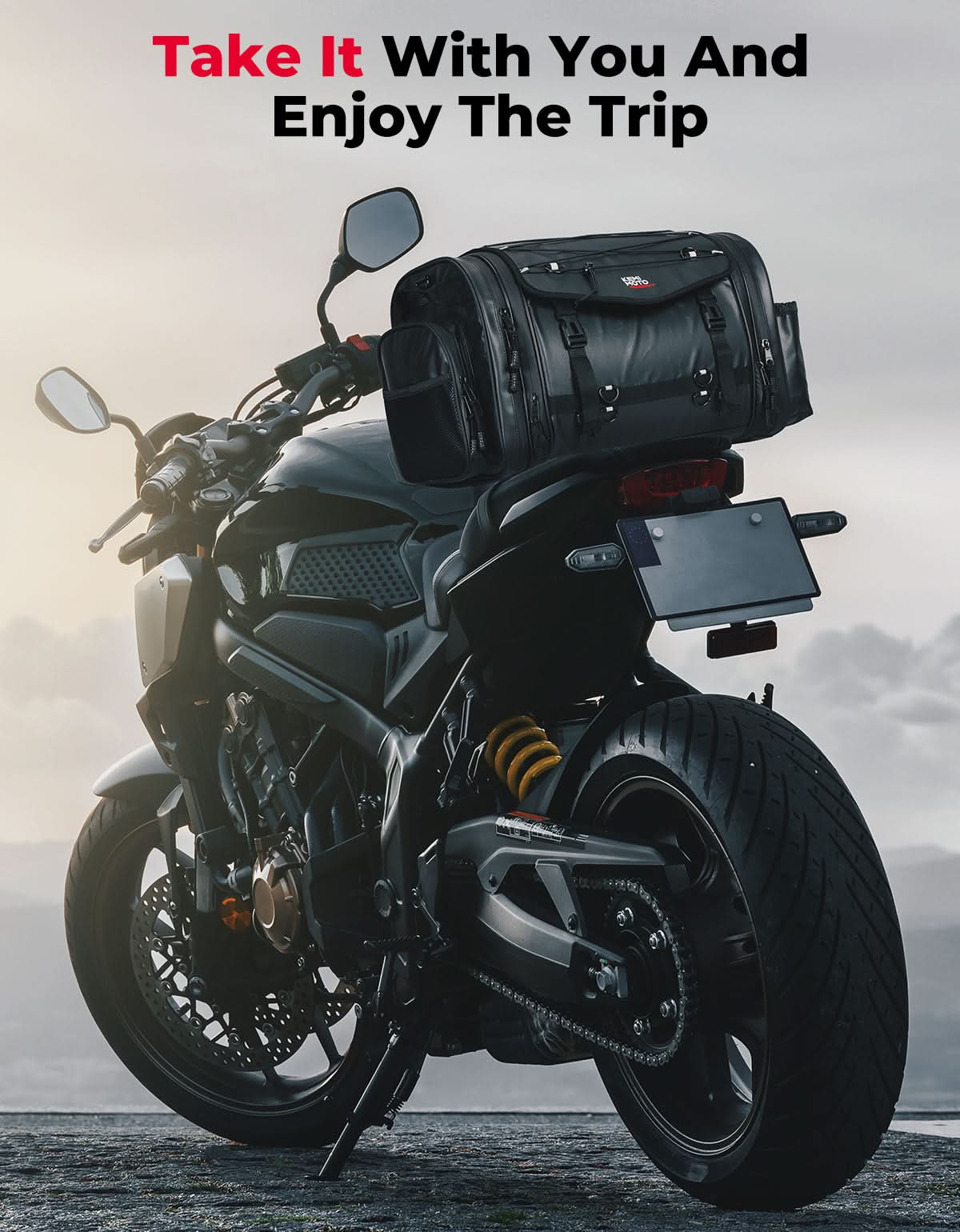 Motorcycle Travel Luggage Bags, 60L - Image 5